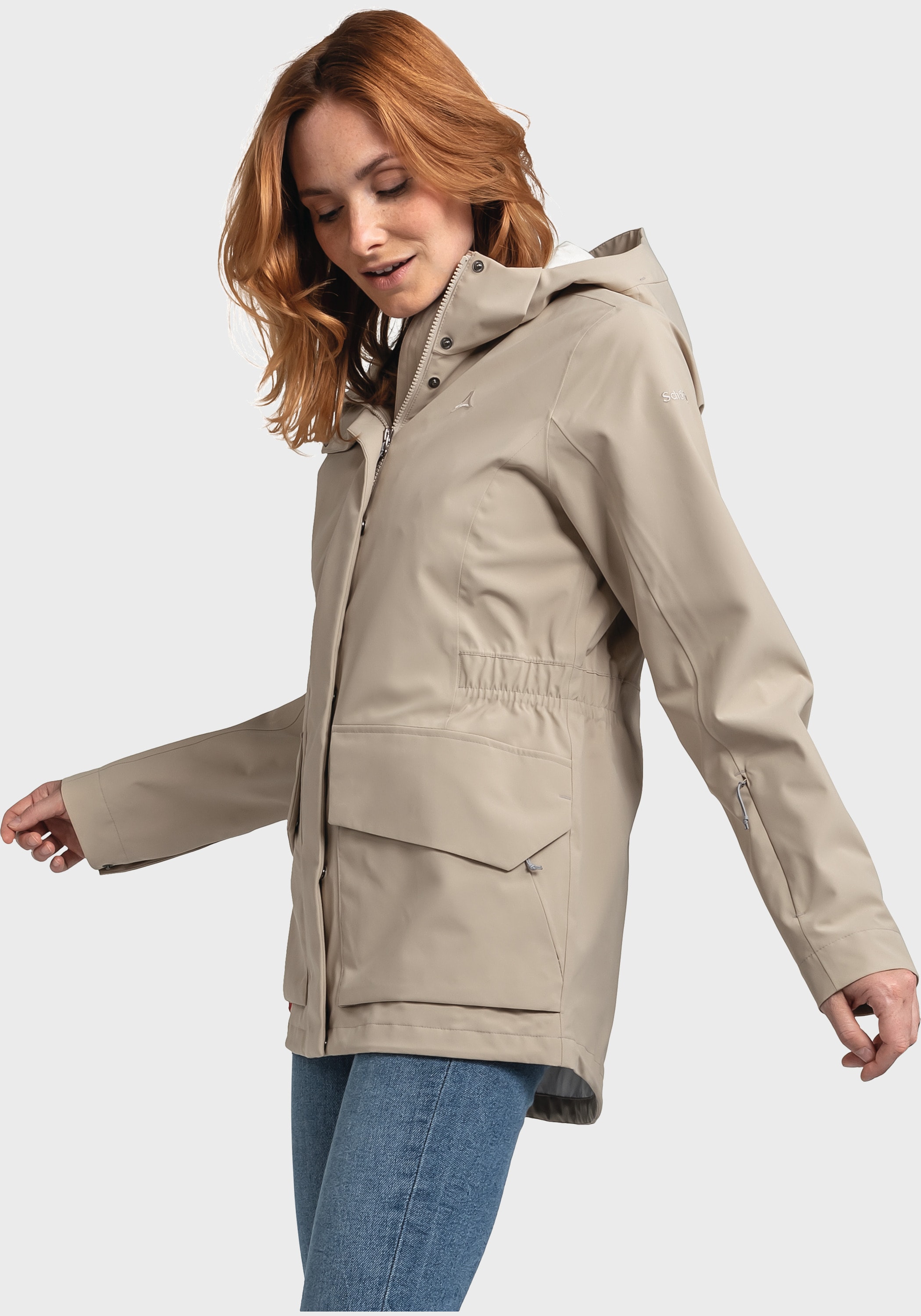 | Geneva »Jacket Schöffel mit kaufen BAUR Outdoorjacke L«, Kapuze