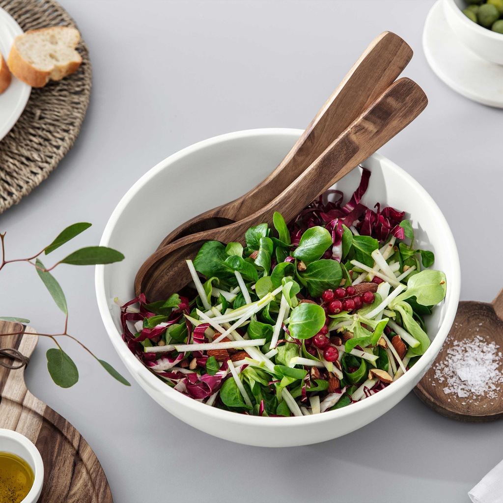 Villeroy & Boch Schale »Salat-Set Artesano ø 28 cm weiß« 3 Handwäsche wird empfohlen