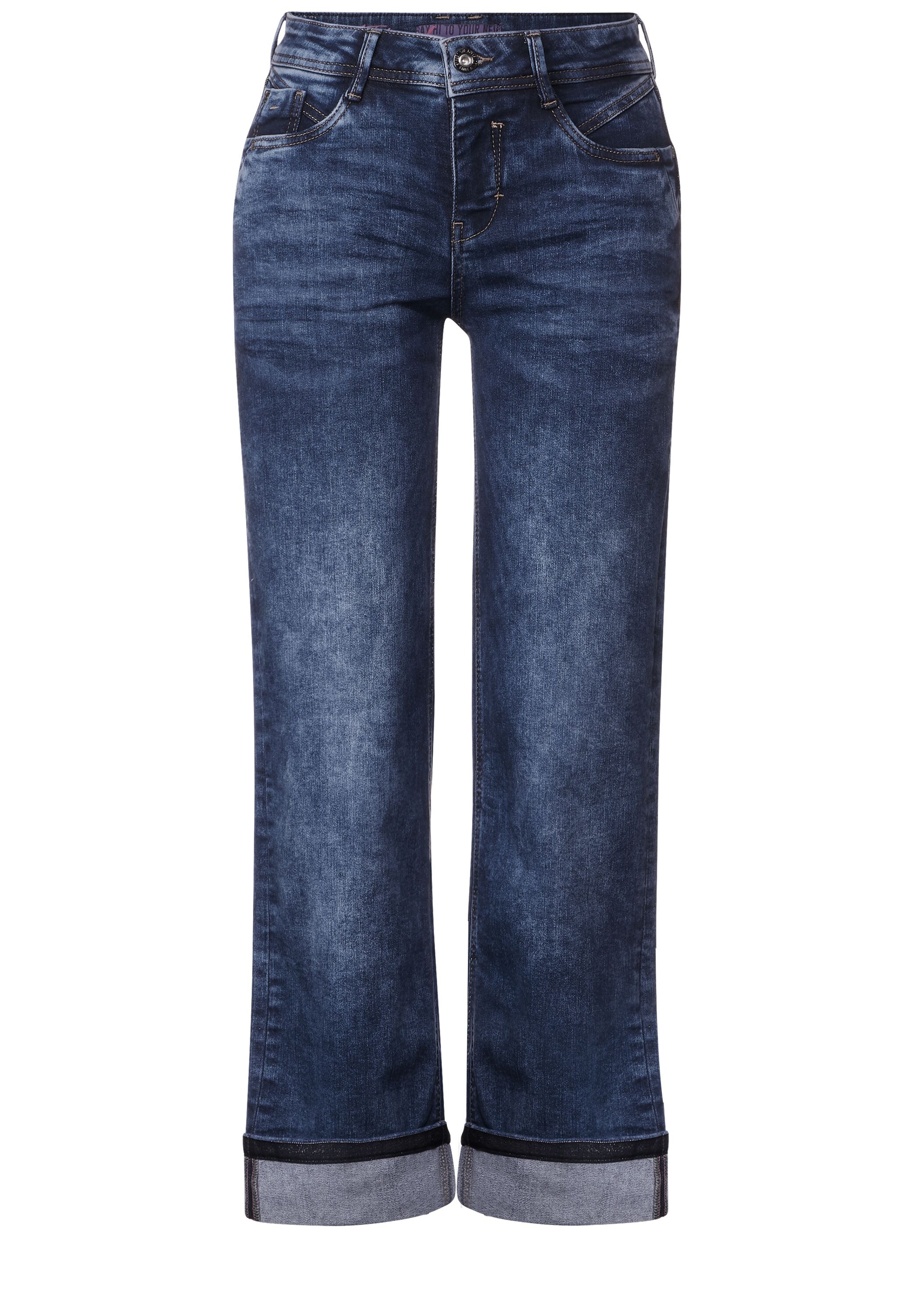 STREET ONE Straight-Jeans, Middle Waist für kaufen | BAUR