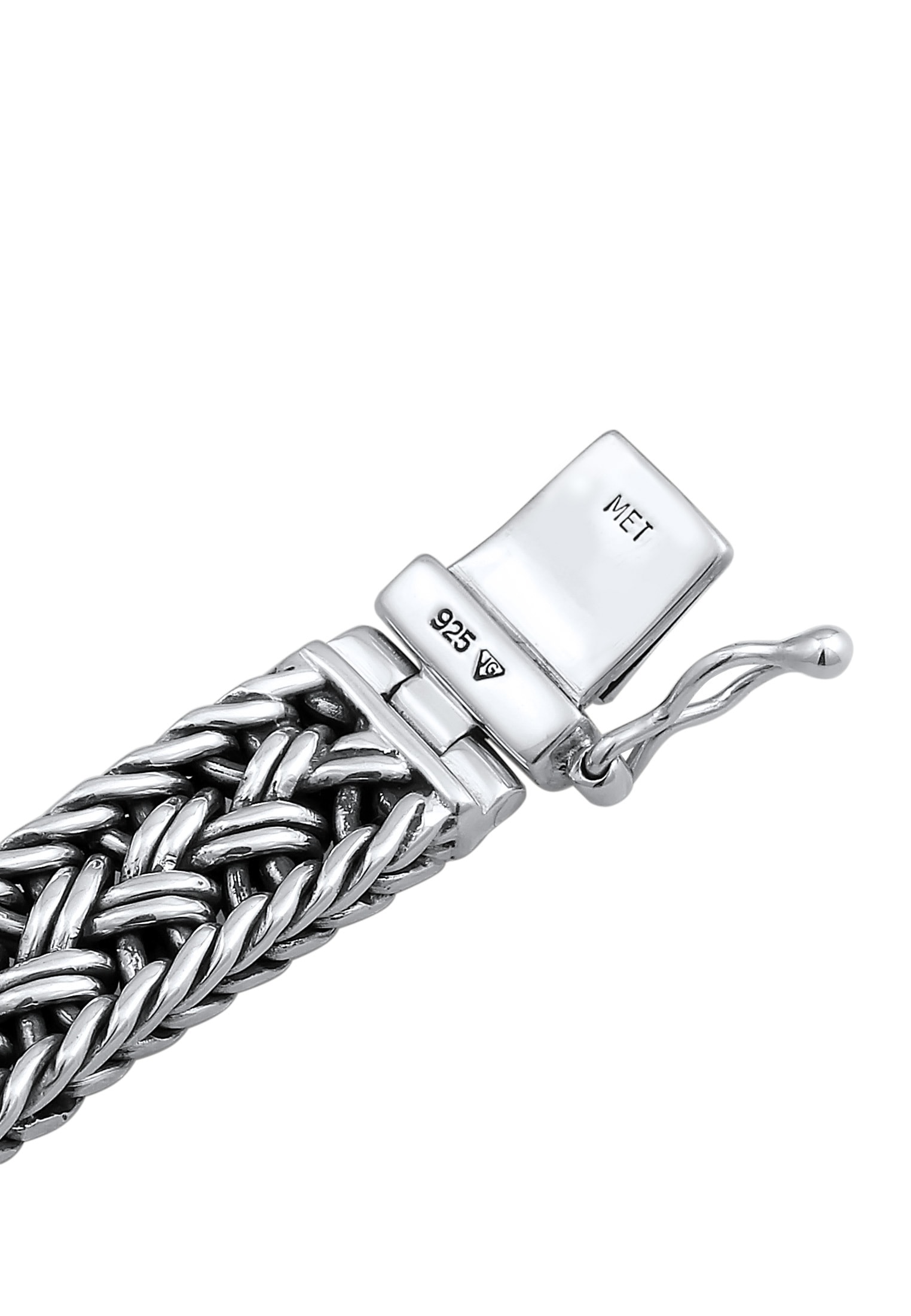Kuzzoi Armband Kastenverschluss bestellen BAUR Königskette »Unisex 925er | Silber«