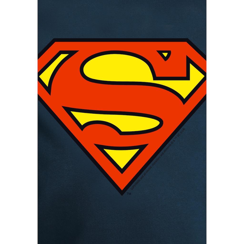 LOGOSHIRT Kapuzensweatshirt »DC - Superman Logo Clean«