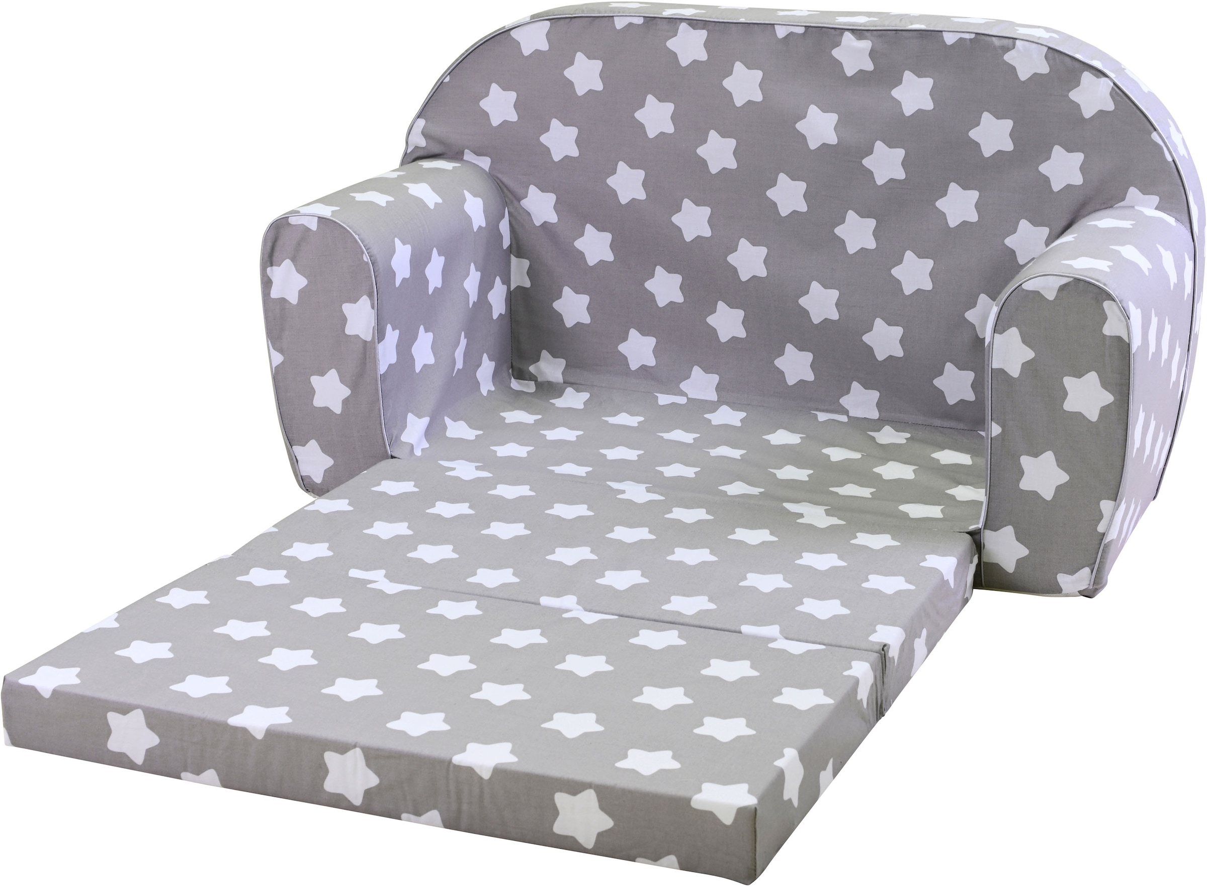 Knorrtoys® Sofa »Grey White Stars«, für Kinder; Made in Europe