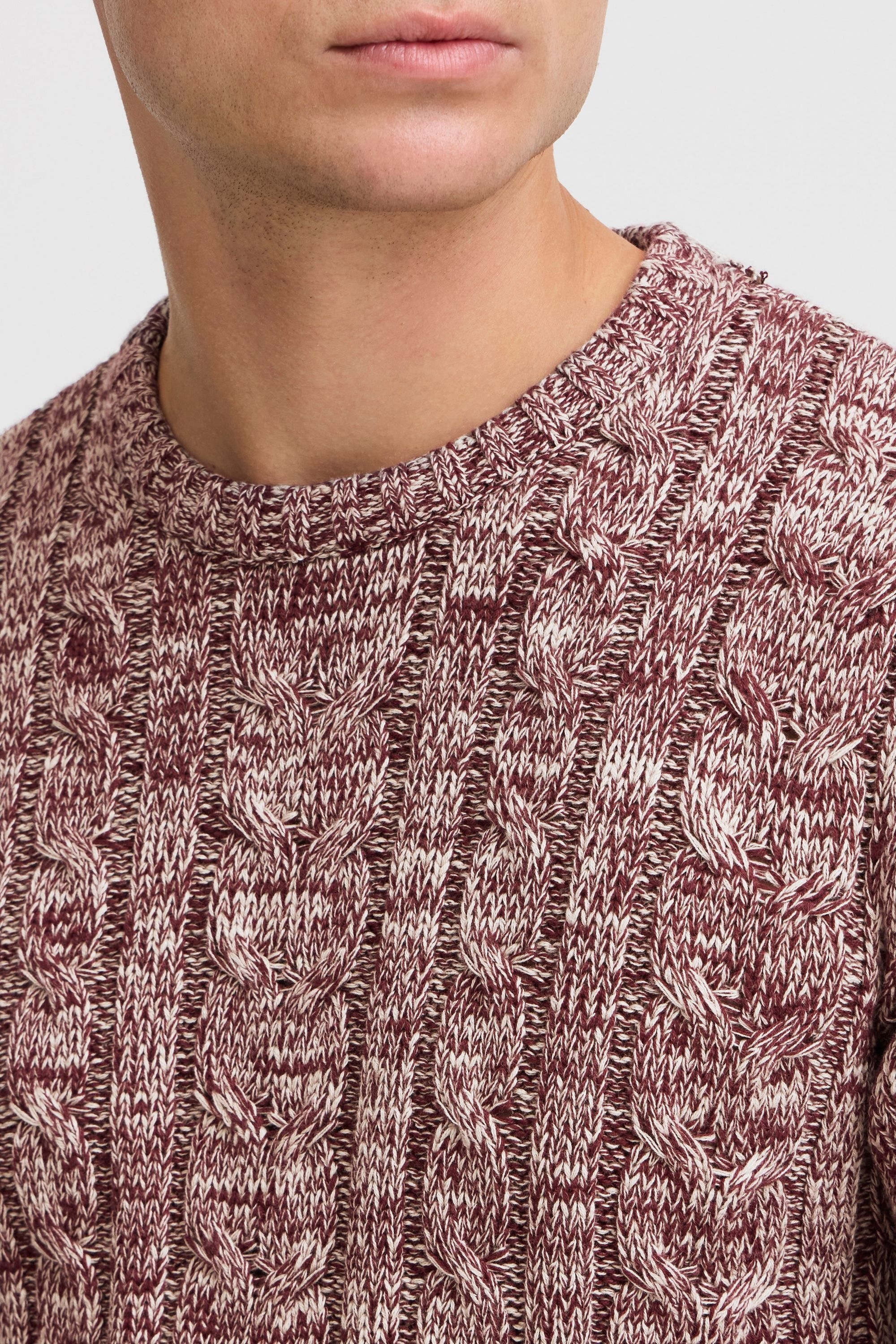 !Solid Strickfleece-Pullover »Strickpullover SDPhilemon«