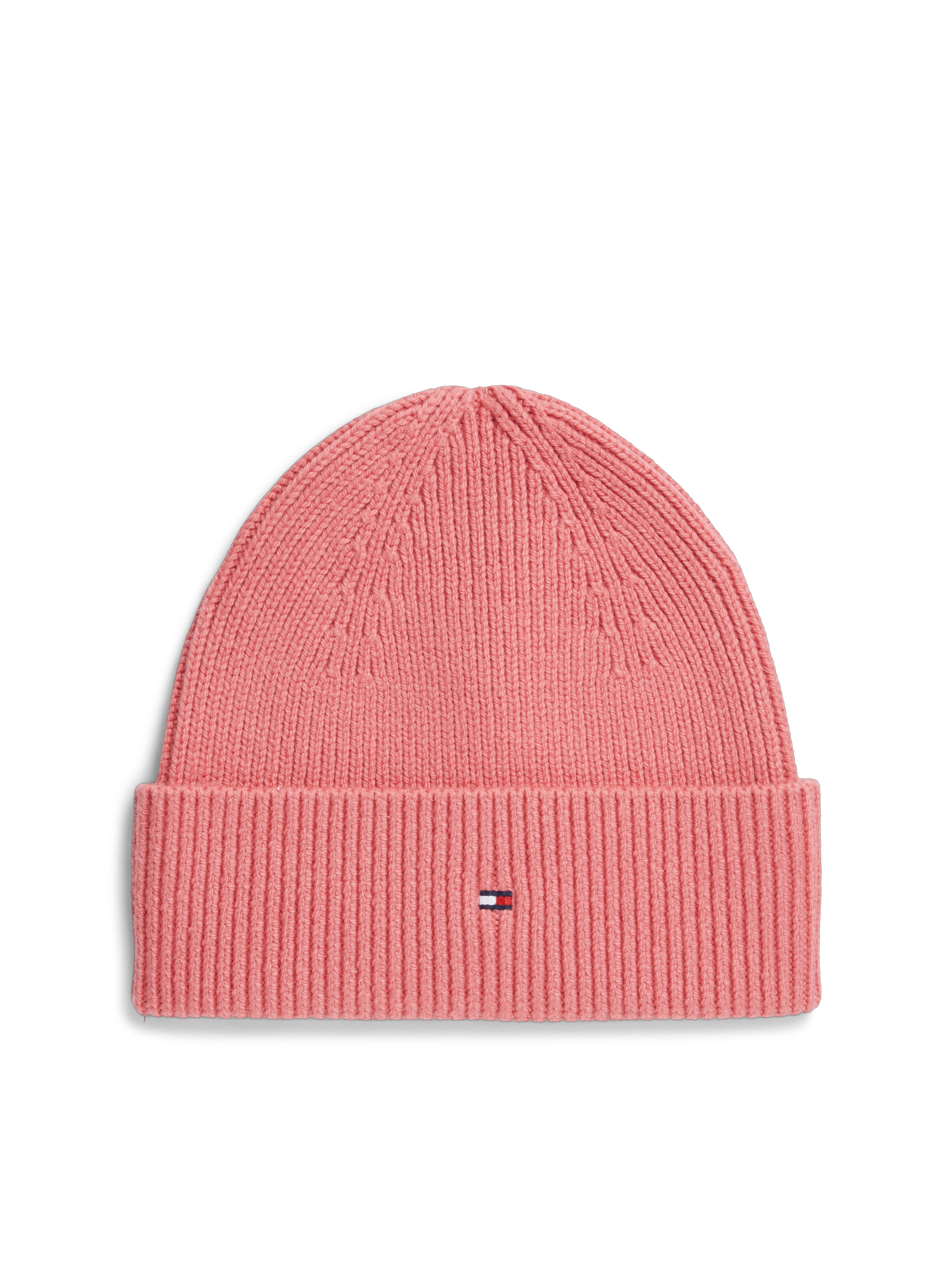 Tommy Hilfiger Beanie "TH FLAG KNIT" mit Wolle und Stickerei