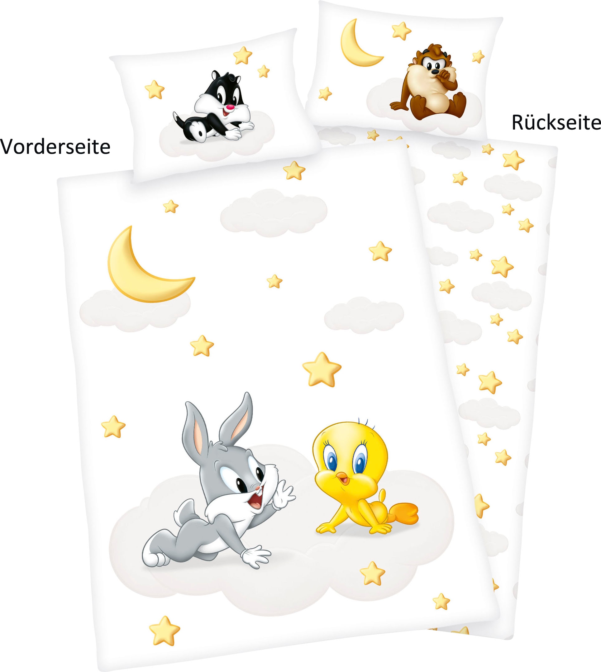 LOONEY TUNES Babybettwäsche "Looney Tunes", mit liebevollem Motiv