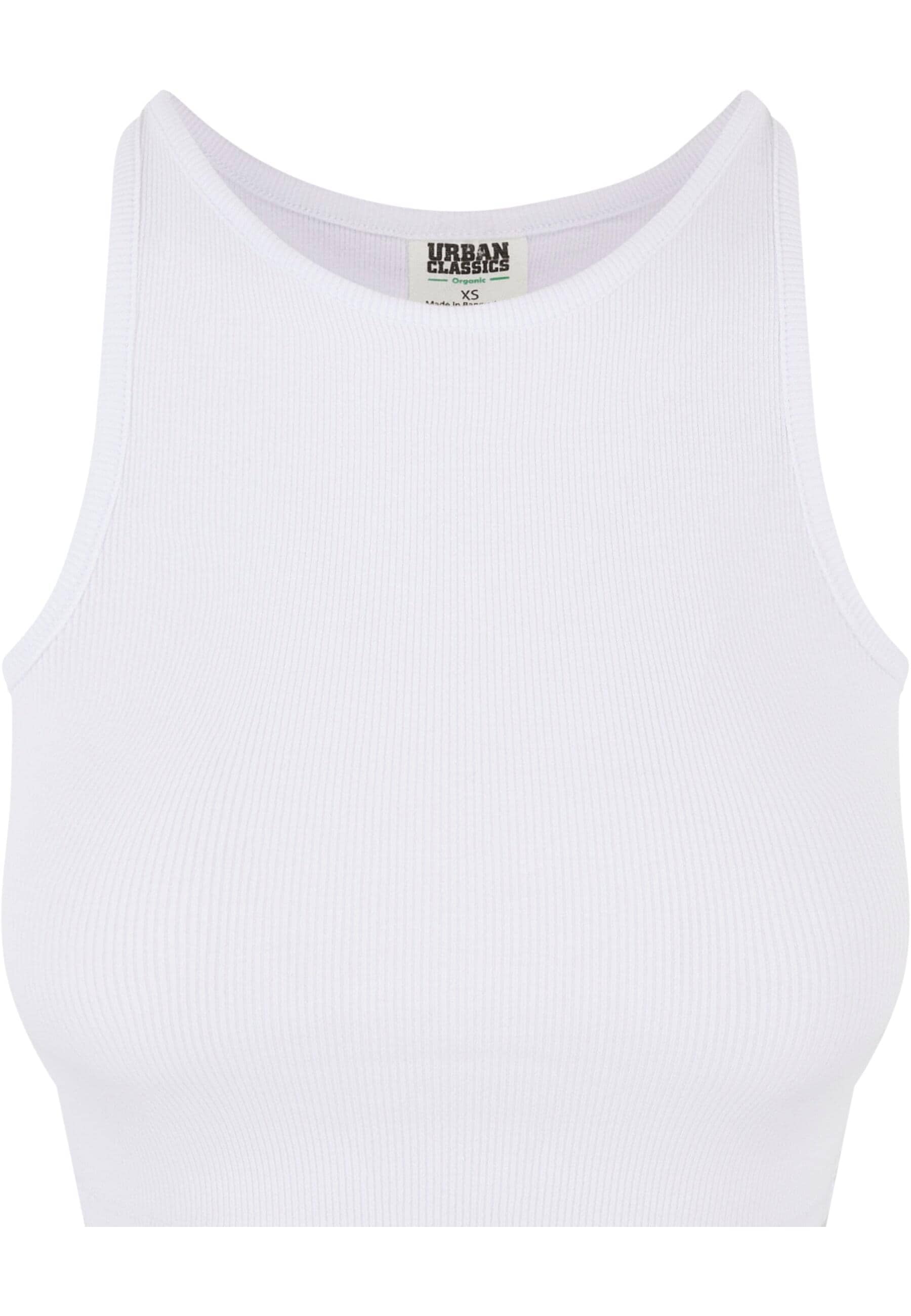 URBAN CLASSICS Muskelshirt »Urban Classics Ladies Organic Cropped Rib Top 2-Pack«, (1 tlg.)