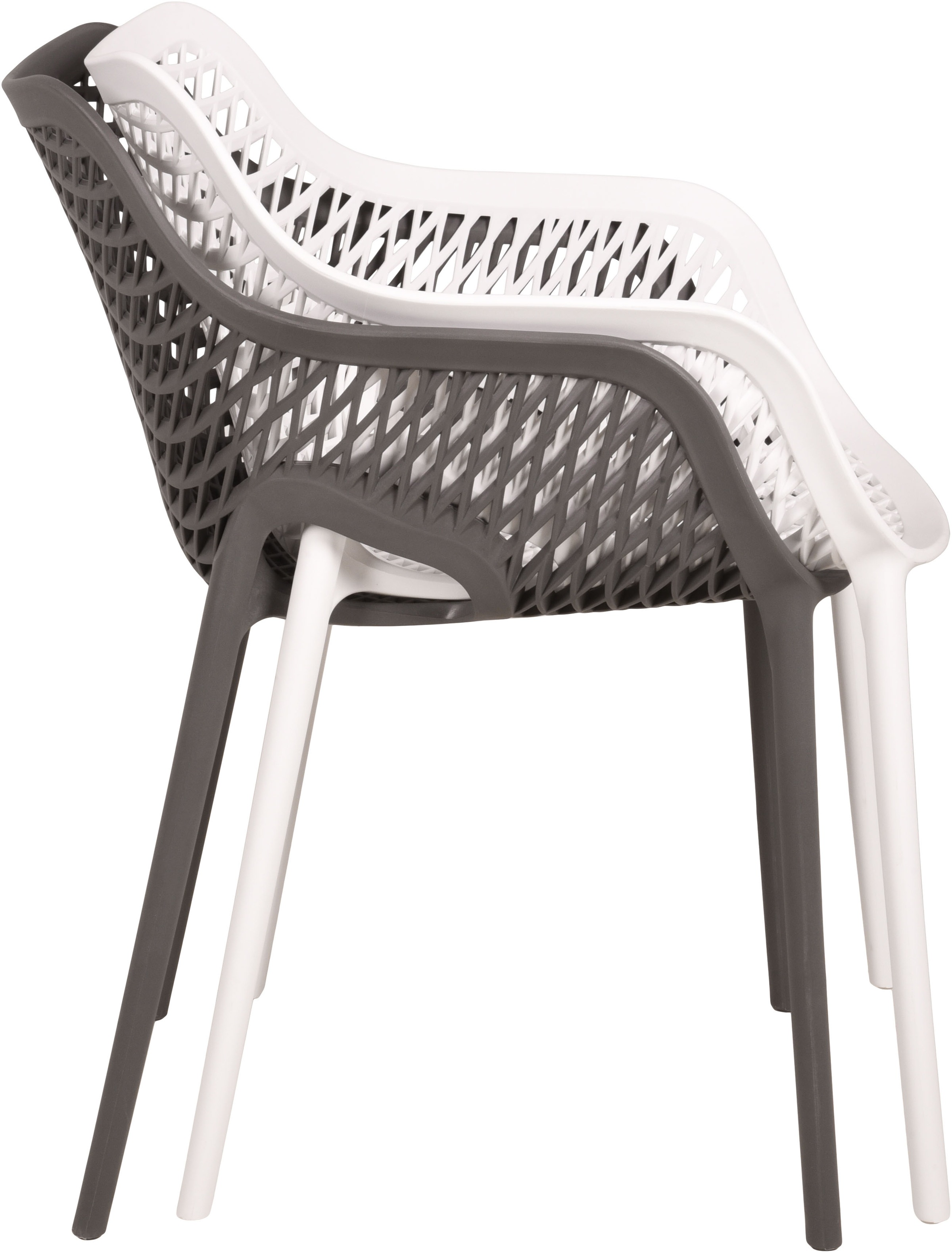 Garden Pleasure Stapelstuhl »LAURIA« (Set) 2 Stk.gefertigt ohne Verschraubungen