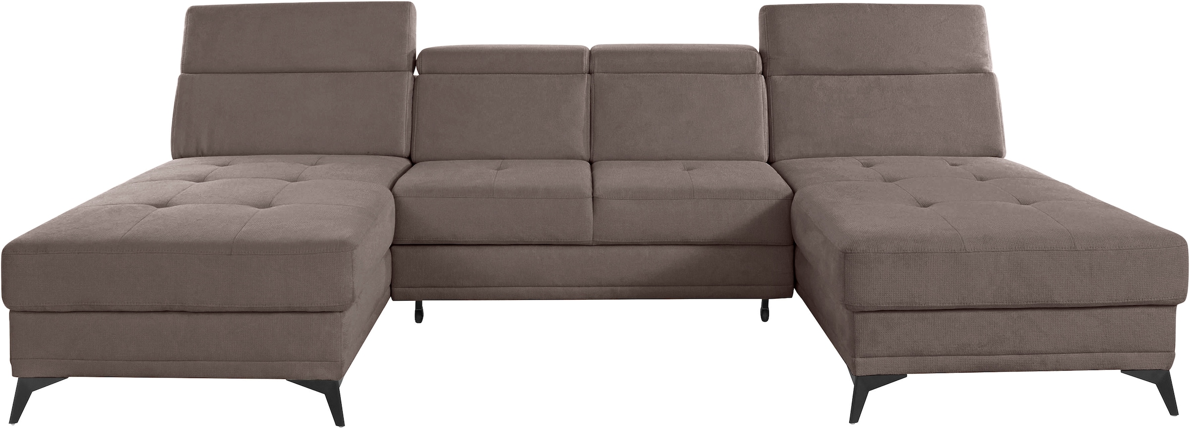 Home affaire "Cardiz U-Form" inkl.Kopfteilverstellung und Federkern wahlwei günstig online kaufen