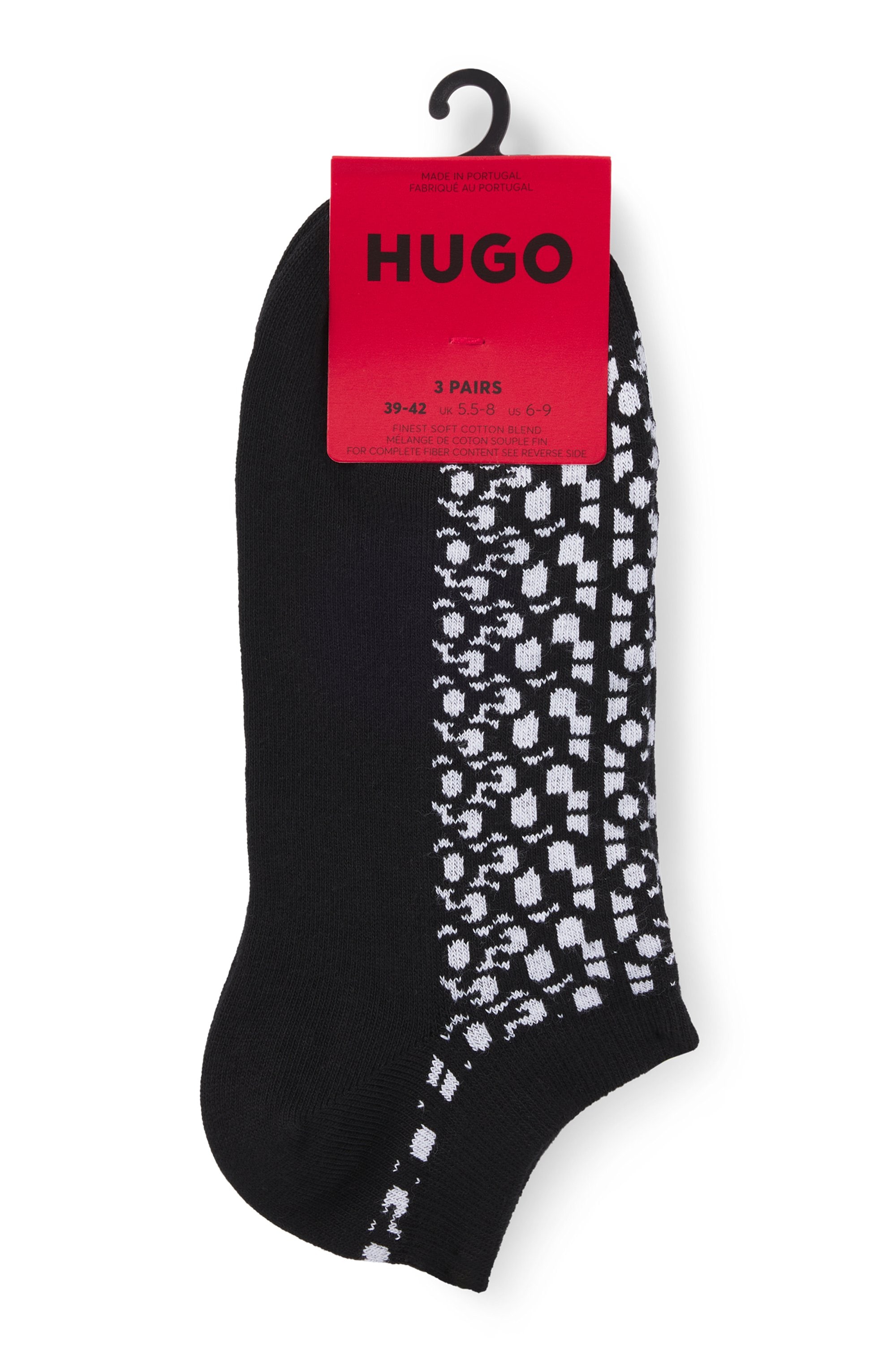 HUGO Underwear Freizeitsocken »3P AS UNI LOGO CC W« Packung, 3er Pack,  mit Label