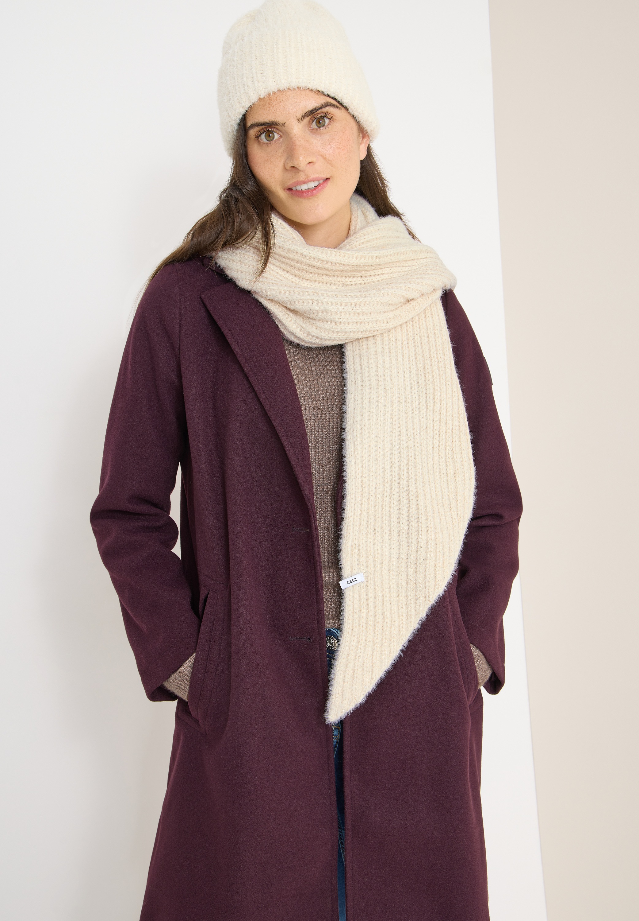 Cecil Halstuch aus softem Materialmix günstig online kaufen