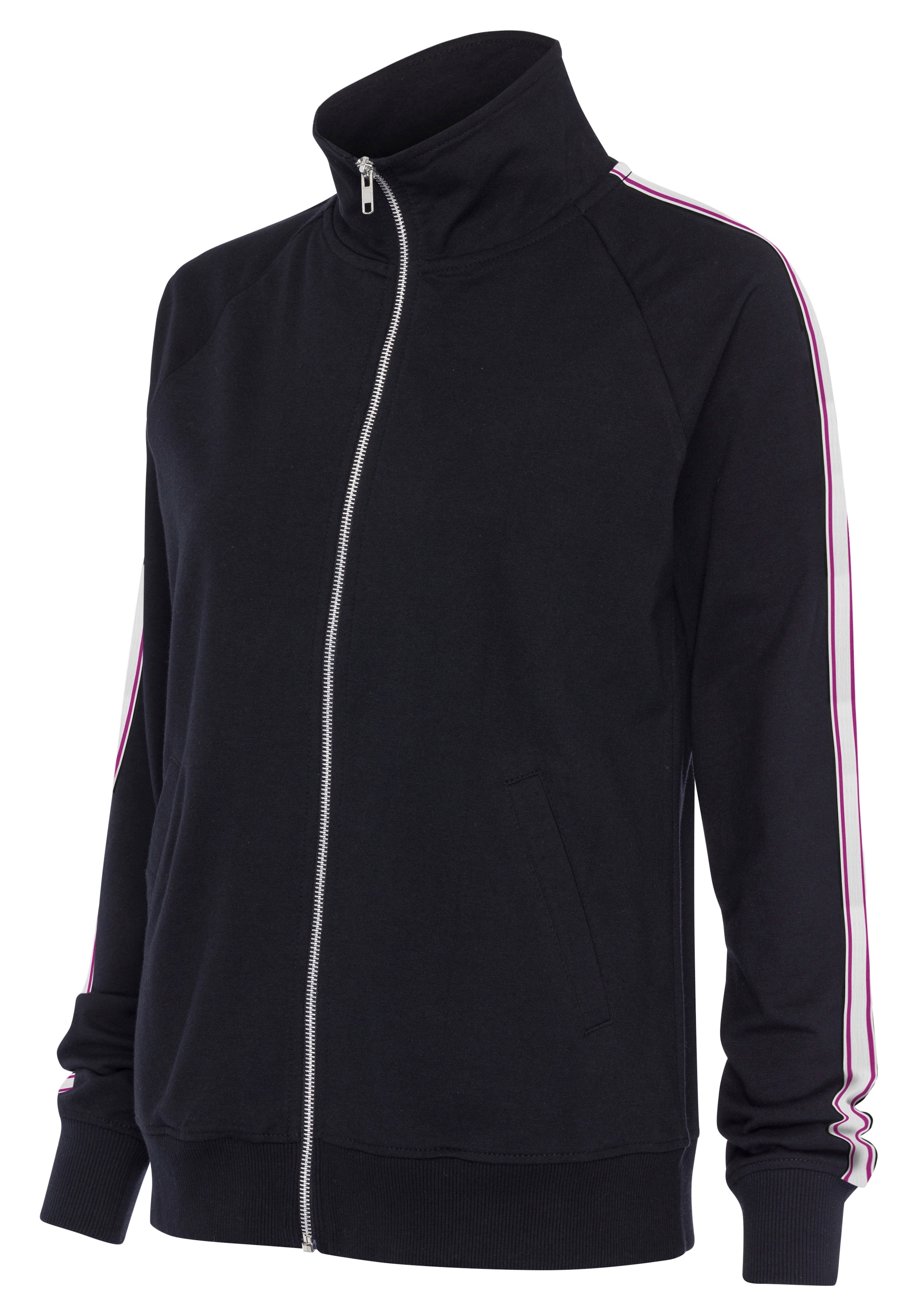 H.I.S Sweatjacke, mit seitlichem Tape, Loungeanzug