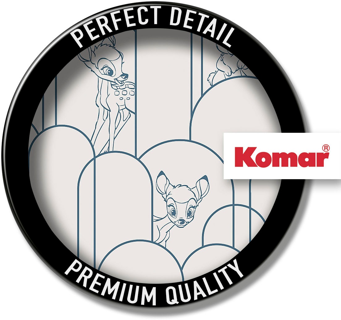 Komar Vliestapete »Digitaldruck Vlies - Hide away Bambi - Größe 250 x 250 cm«, bedruckt, Kinderzimmer