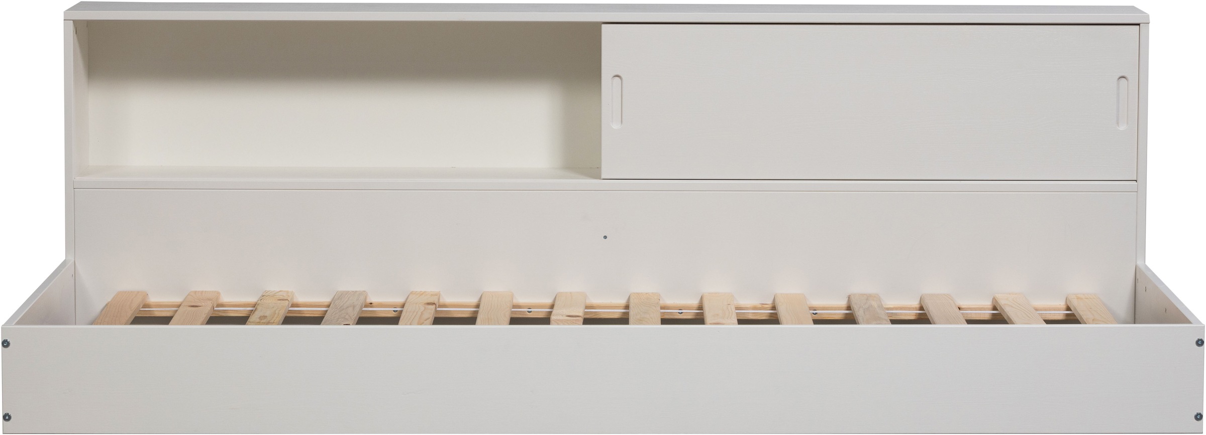 WOOOD Stauraumbett »Carter FSC®-Kiefernholz mit integriertem Stauraum H67 x B207 x T118 cm« Matratzenmaß 90x200 cm, Tragkraft 100 kg, Schutzlackierte Oberfläche