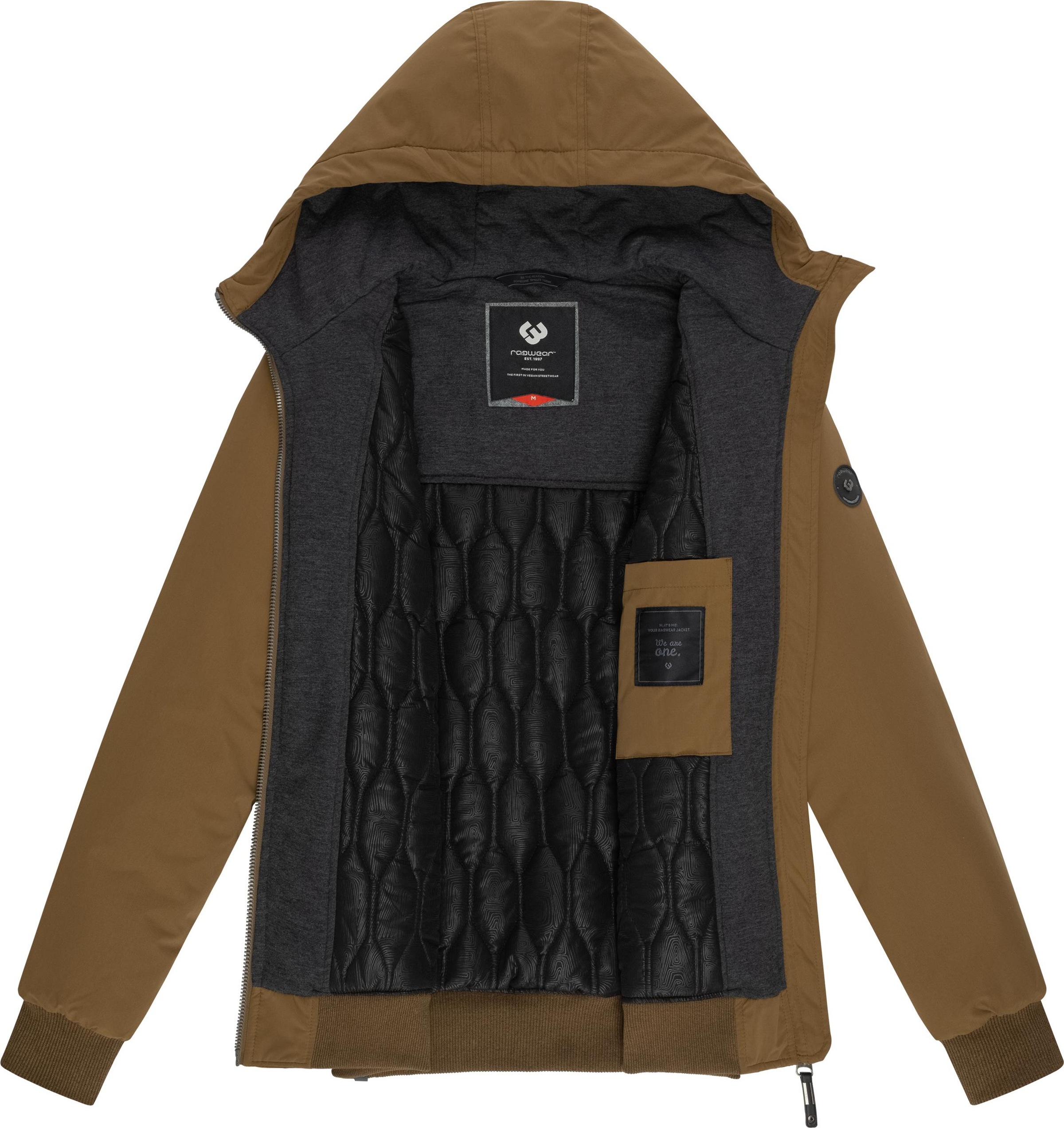 Ragwear Winterjacke »Maddy«, mit Kapuze, stylische Herren Outdoorjacke mit großer Kapuze