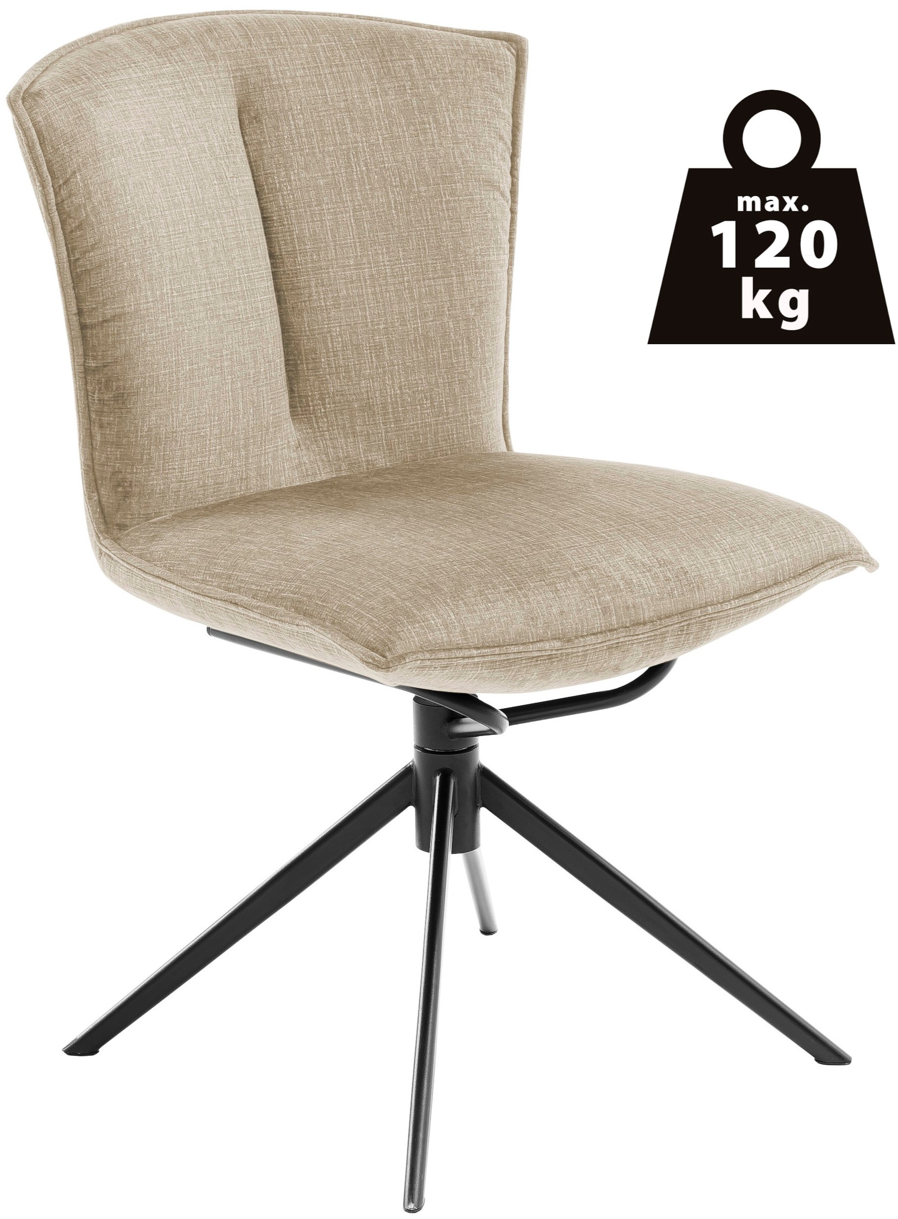 MCA furniture 4-Fußstuhl "NALON Esszimmerstuhl (2er Set) - Stuhl", (Set), 2 günstig online kaufen