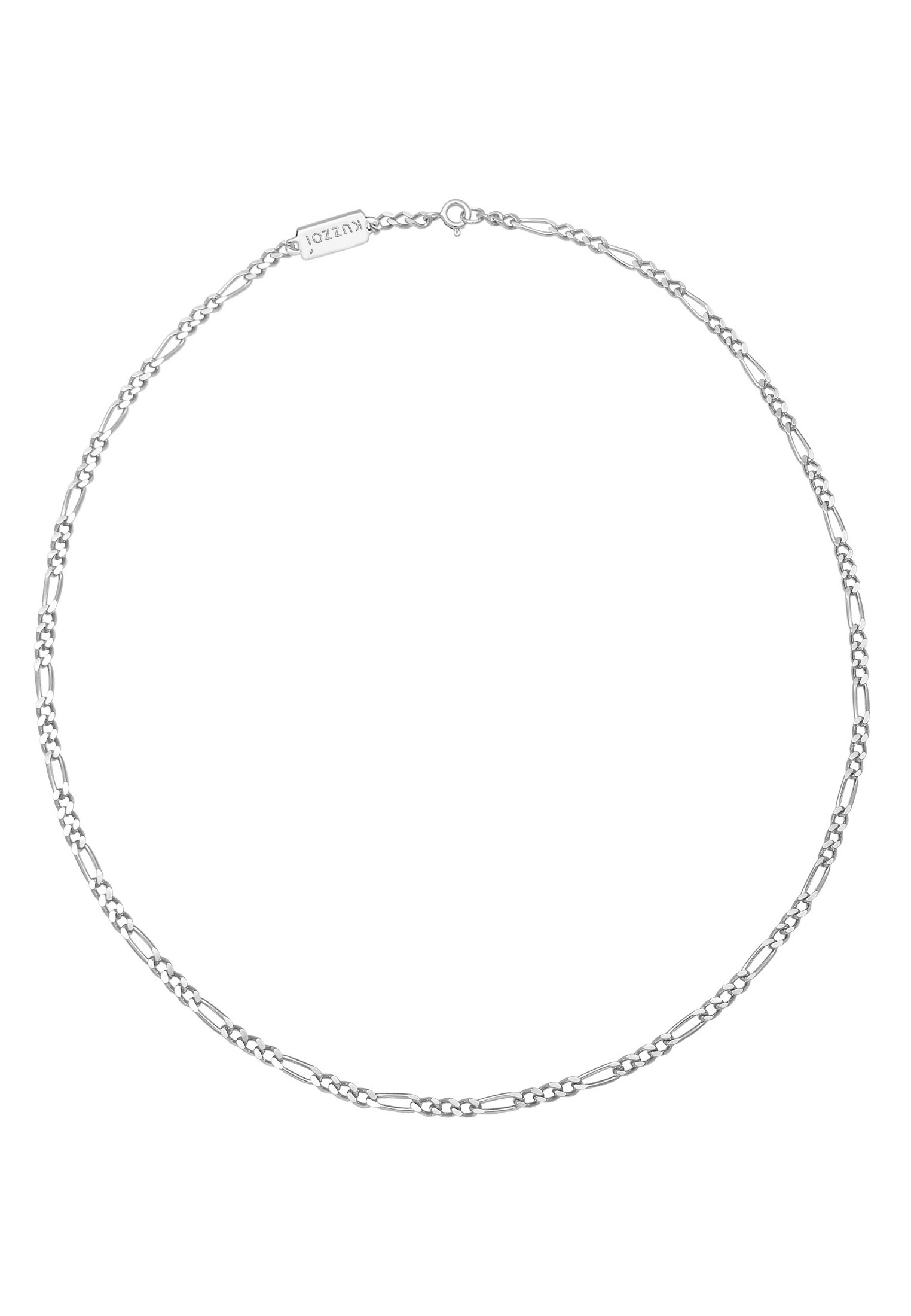 Kuzzoi Herrn Figaro Oxidied Solid Men 925 Silver Silver 50 2