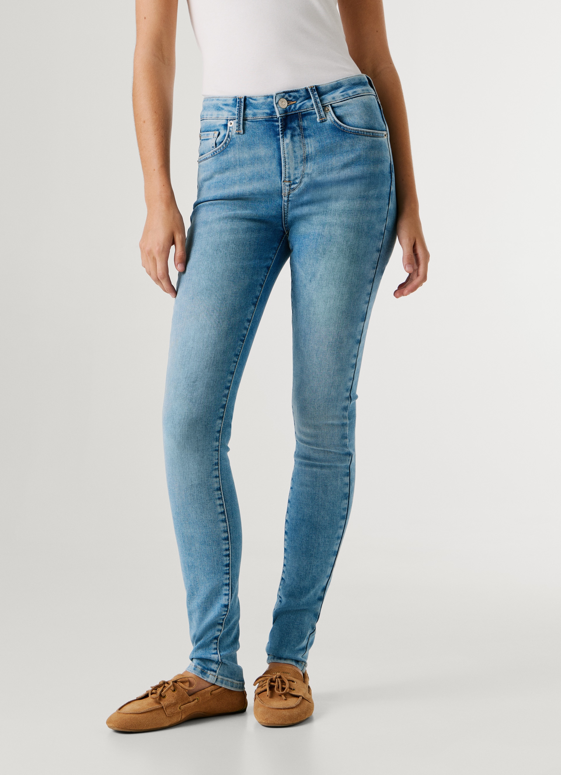 Pepe Jeans Skinny-fit-Jeans "SKINNY JEANS MW" in verschiedenen Waschungen günstig online kaufen