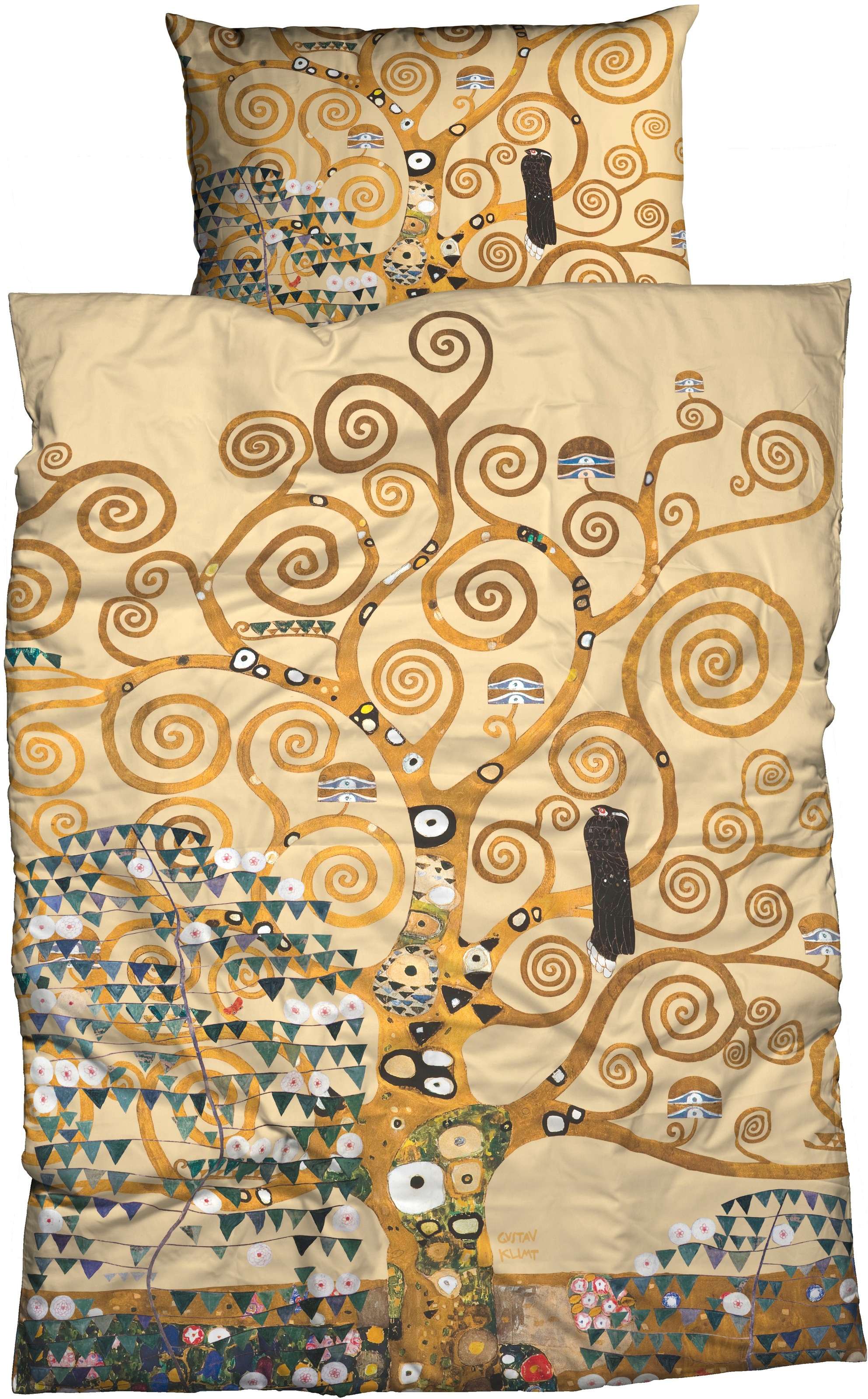 Goebel Bettwäsche "Lebensbaum" 2 Stk. tlg. edles, elegantes Design günstig online kaufen