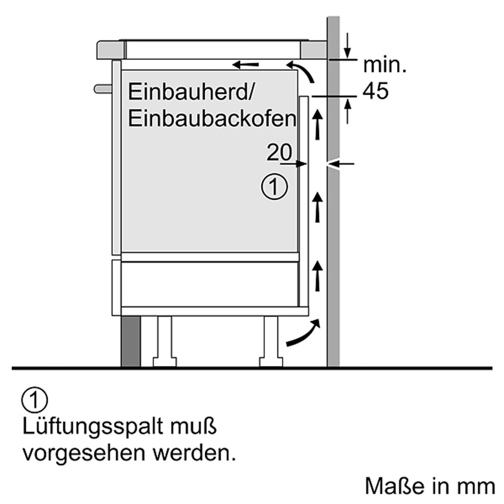 BOSCH Induktions Herd-Set »HND679LS62«