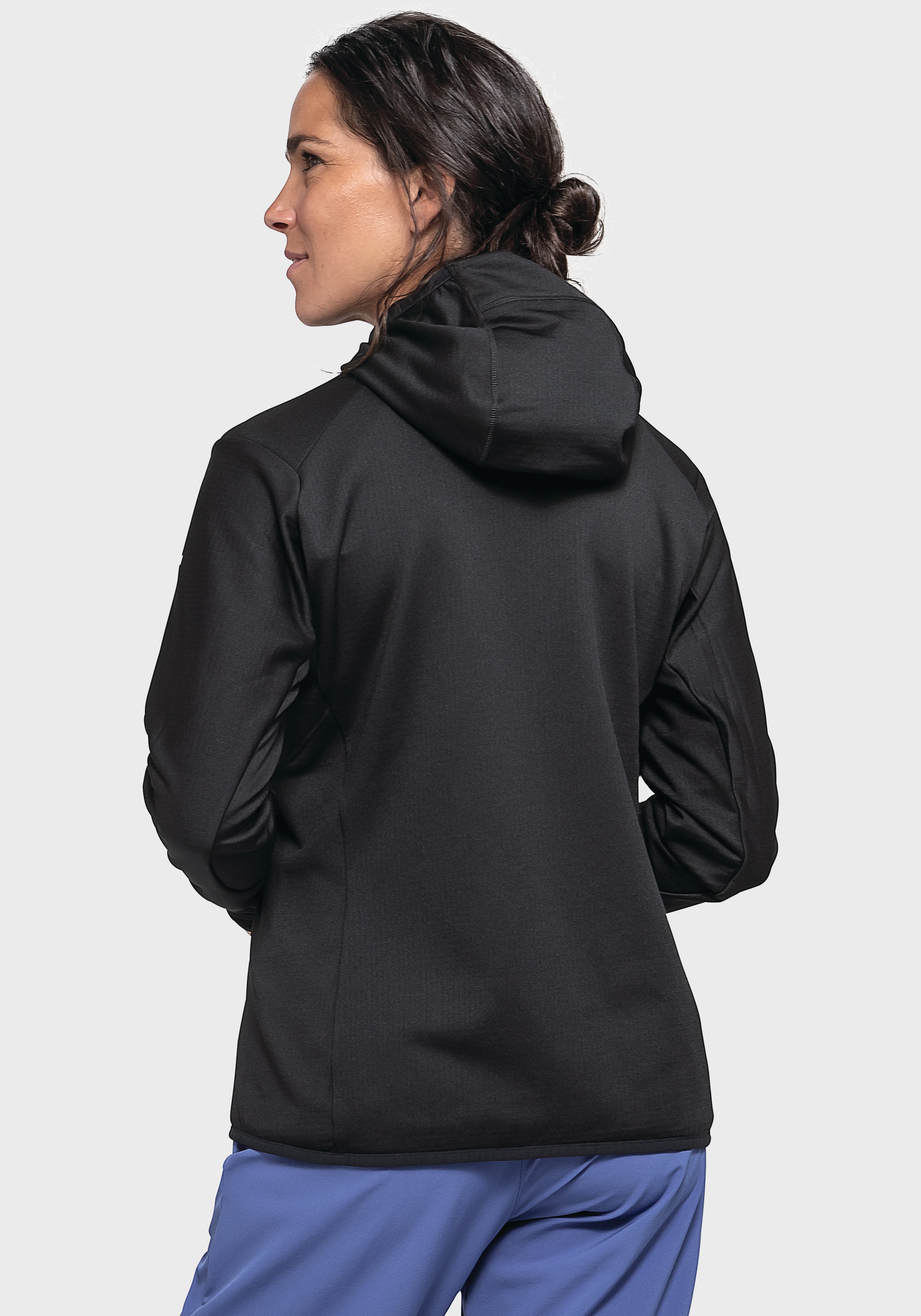 Schöffel Fleecejacke »Mountain Fleece Hoody Style Blaueis WMS«, mit Kapuze