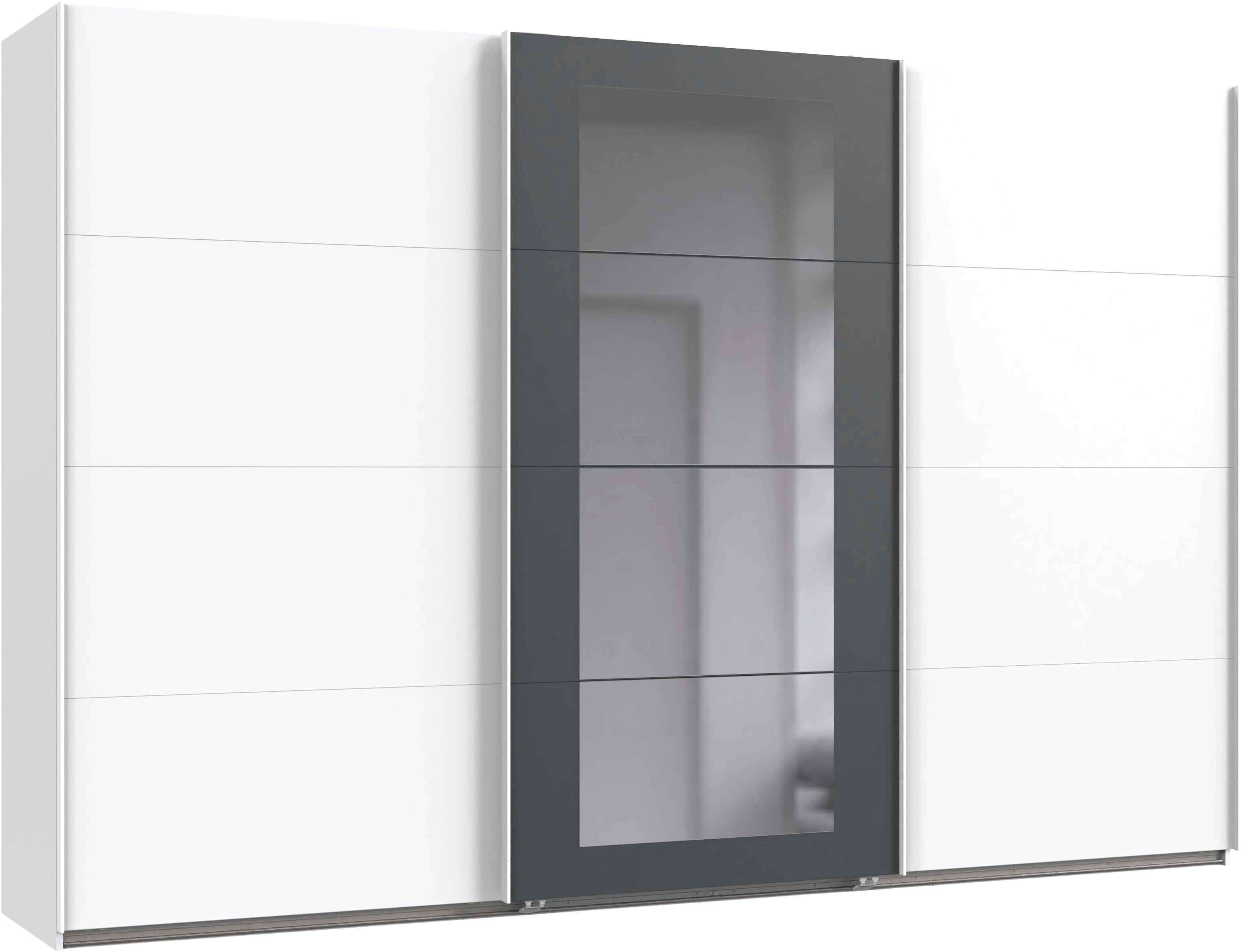 Wimex "RINTELN mit Spiegel, erhältlich in den Breiten: 225cm, 270cm & 313cm" 3-türiger Schrank in verschiedenen Farben erhältlich