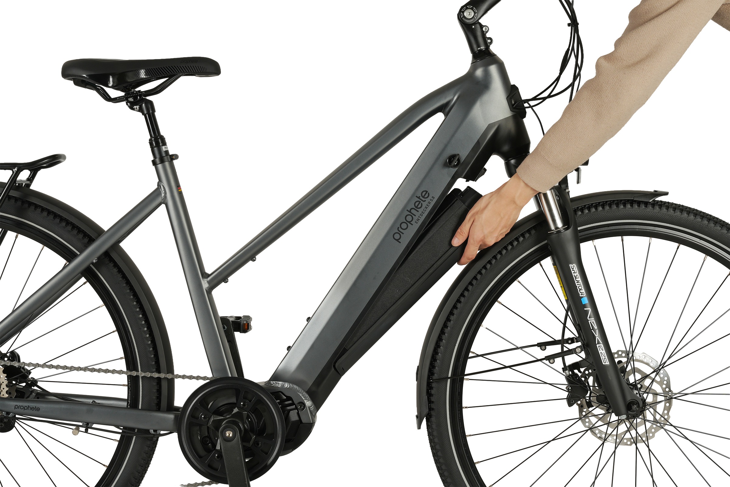 Prophete »Entdecker 5.8« 10 Gang Shimano Deore Schaltwerk Kettenschaltung Mittelmotor 250 W