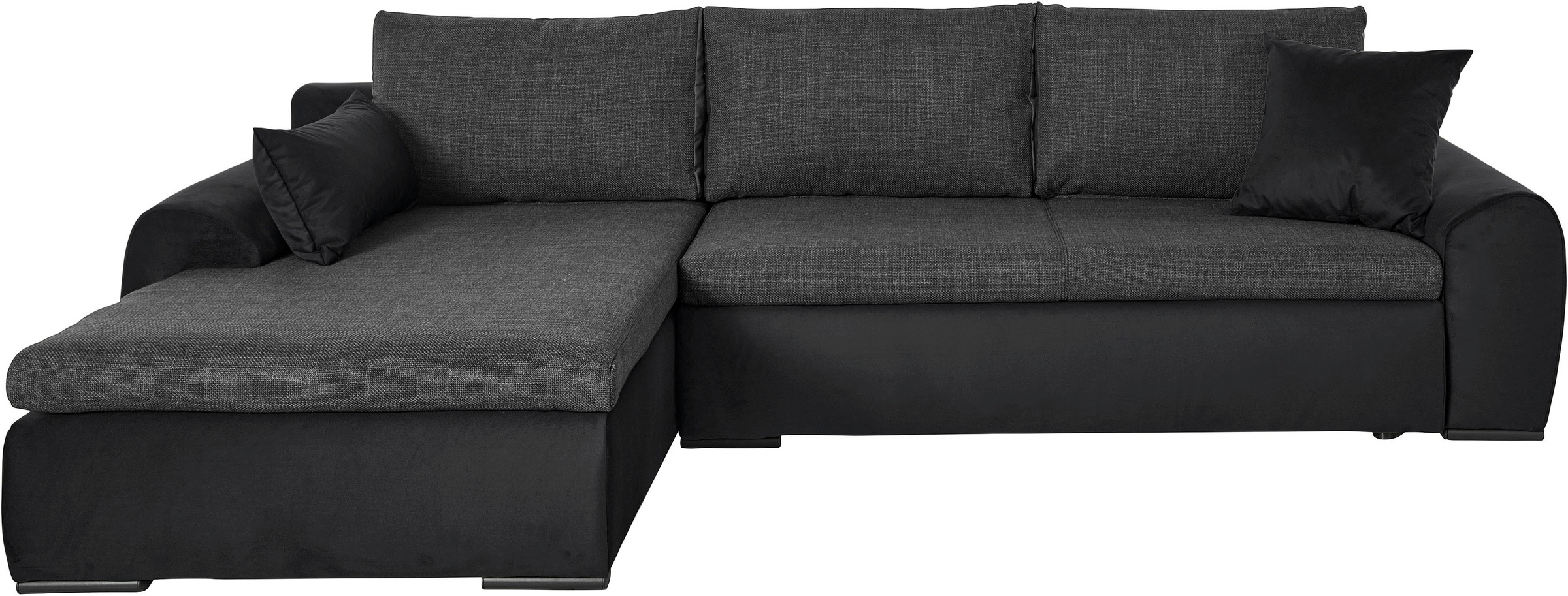 Home affaire Ecksofa "Win, L-Form, Breite 285cm" optional mit Schlaffunktio günstig online kaufen