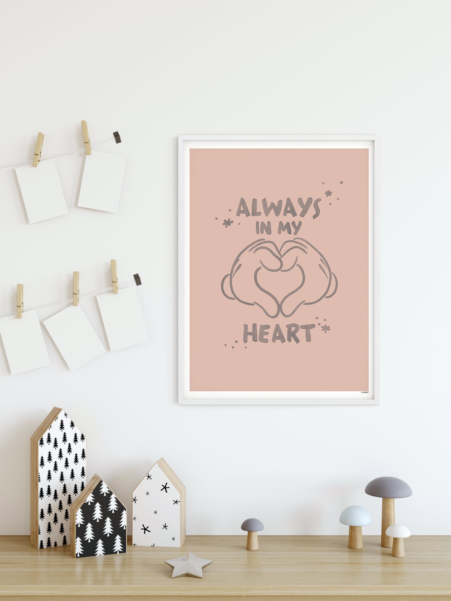 Komar Bild »Mickey Endless Love«, Disney, (1 St.), Wandbild zur Dekoration im Kinderzimmer - ohne Rahmen