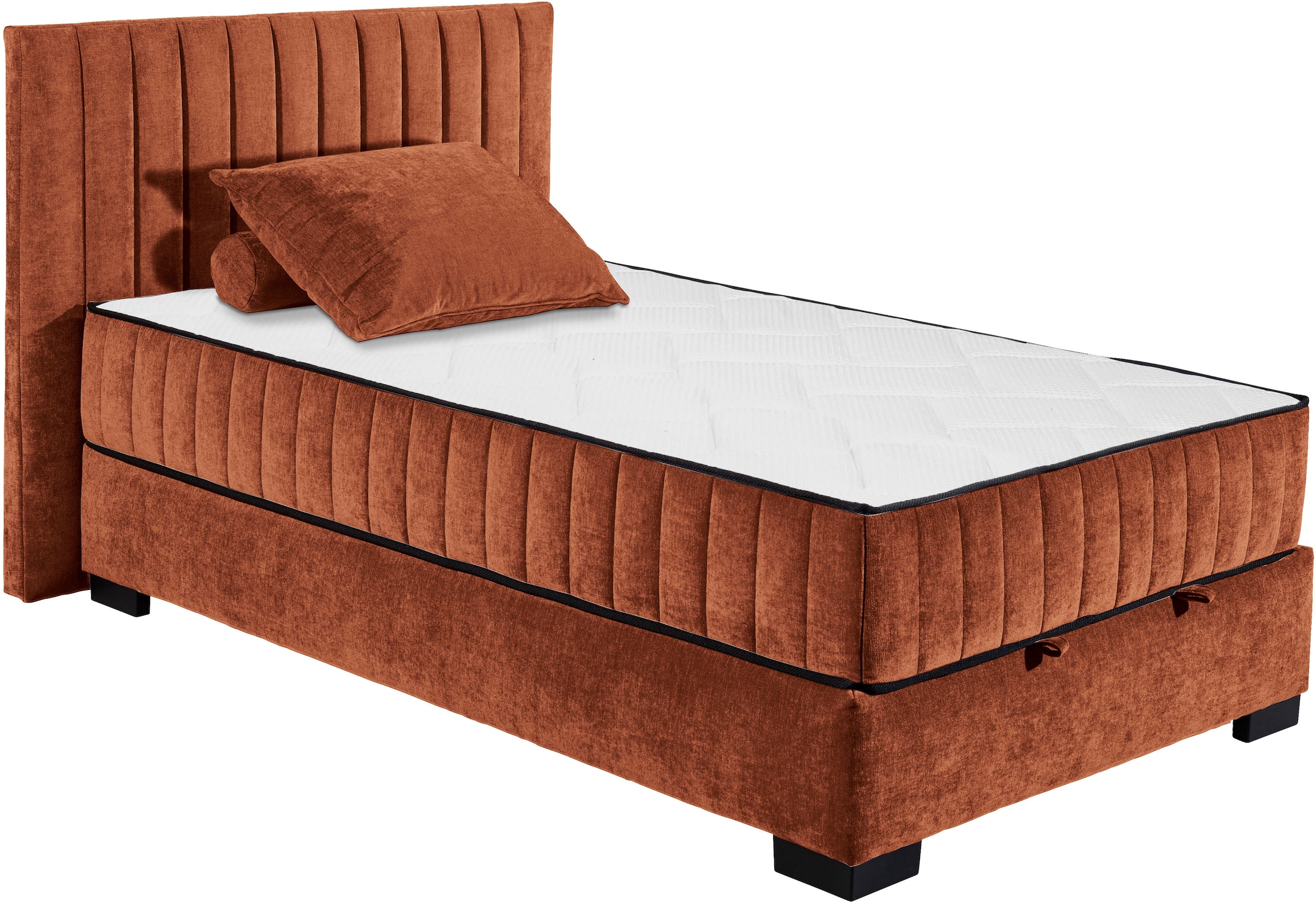 ED EXCITING DESIGN Boxbett »Nagol« mit Bettkasten, mit Wendematratze, erhältlich in verschiedenen Breiten