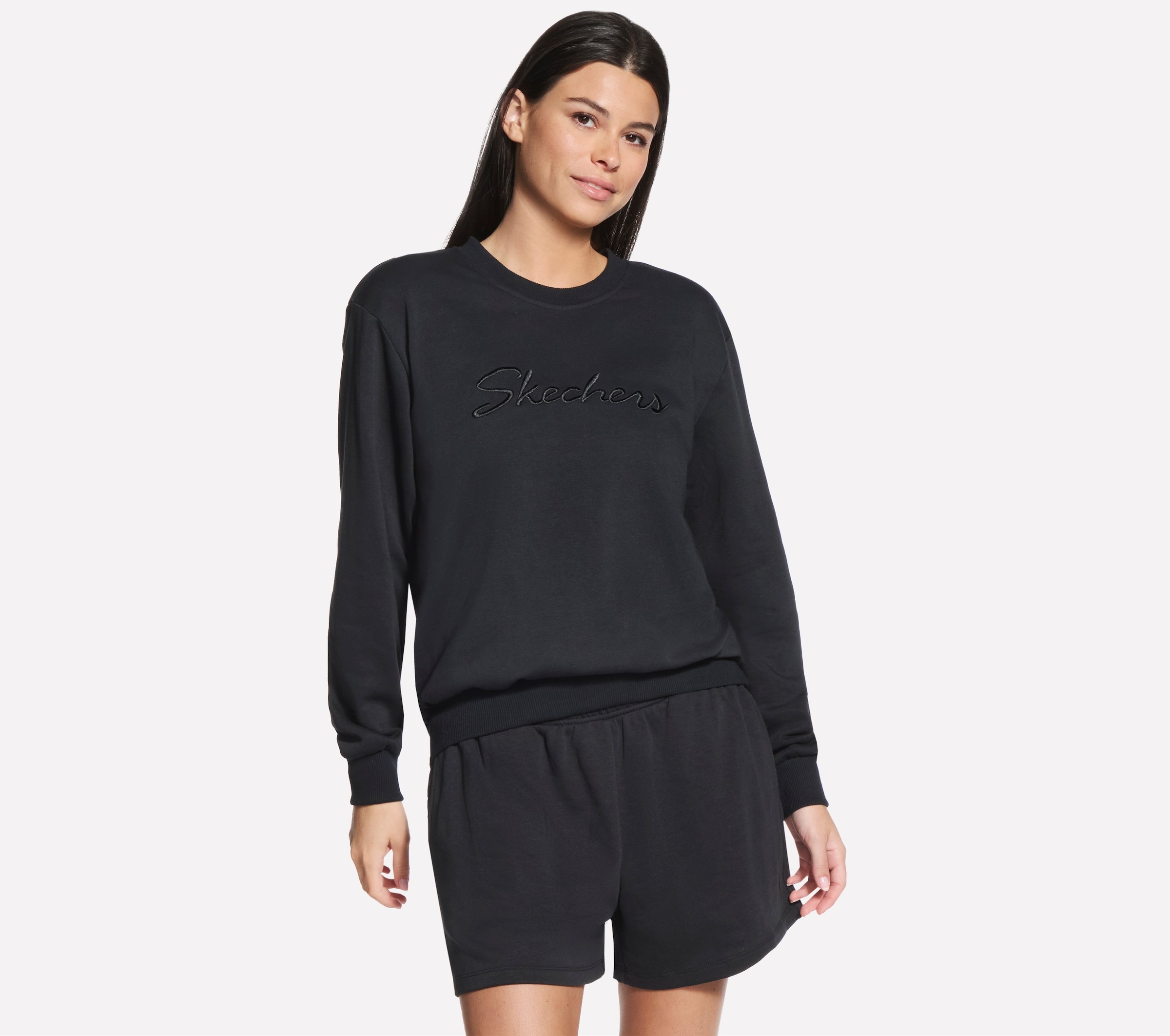 Skechers Sweatshirt "SKECHERS SIGNATURE CREW", aus Baumwolle und Polyester, für Erwachsene