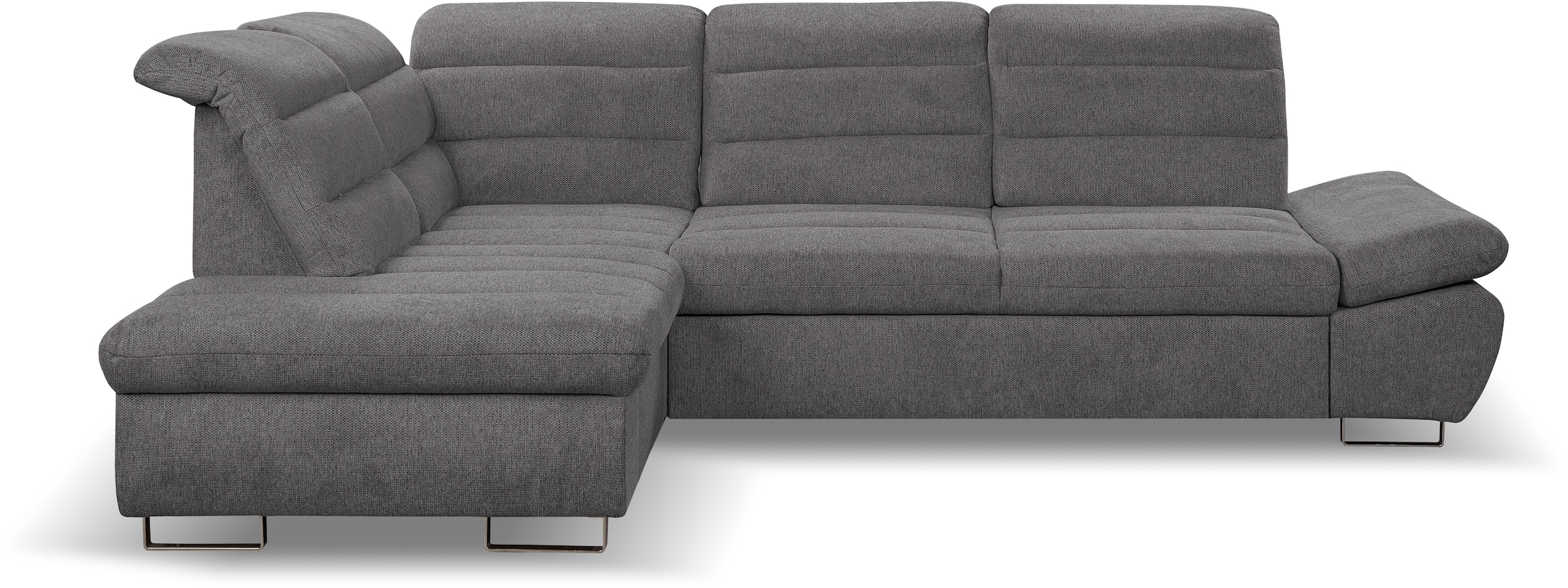 WERK2 Ecksofa "Roma L-Form", Sofa mit Schlaffunktion, Sitztiefenverstellung günstig online kaufen