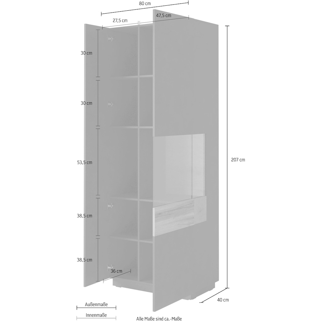 Helvetia Vitrine »SILKE«