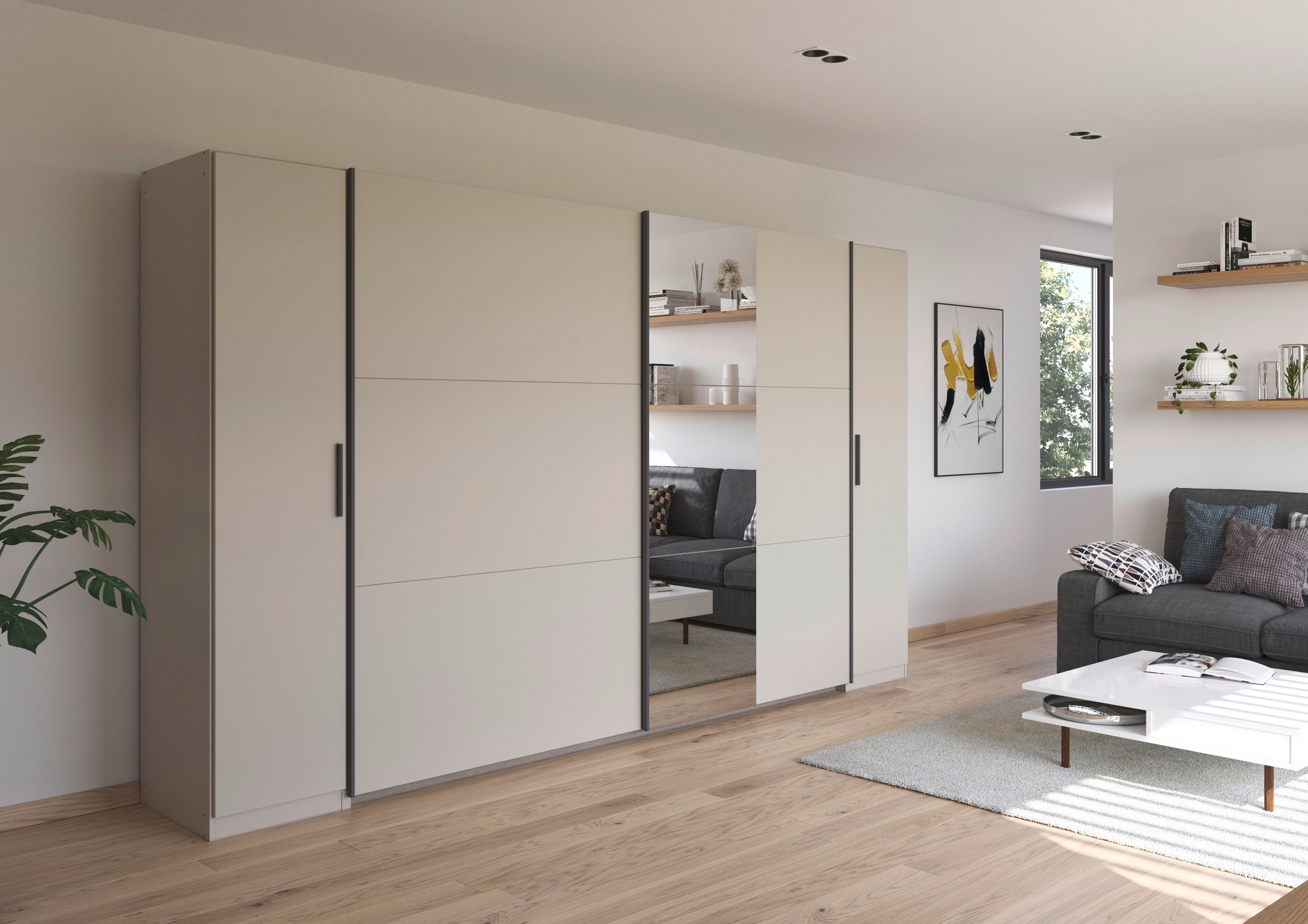 rauch Schwebetürenschrank "Kleiderschrank Drehtürenschrank Schrank Garderob günstig online kaufen