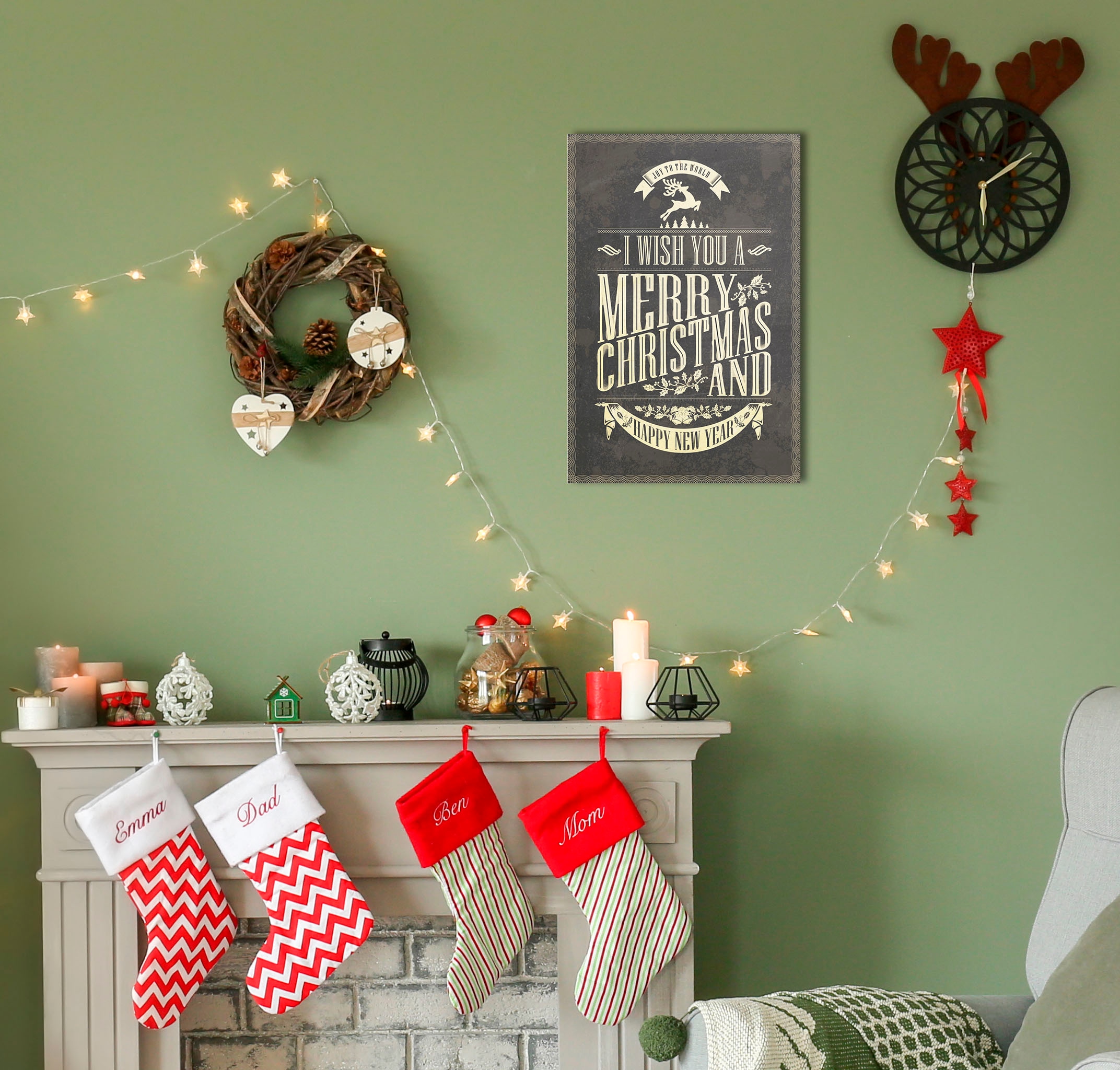 queence Metallbild »Joy to the World« (1 St.) ...
