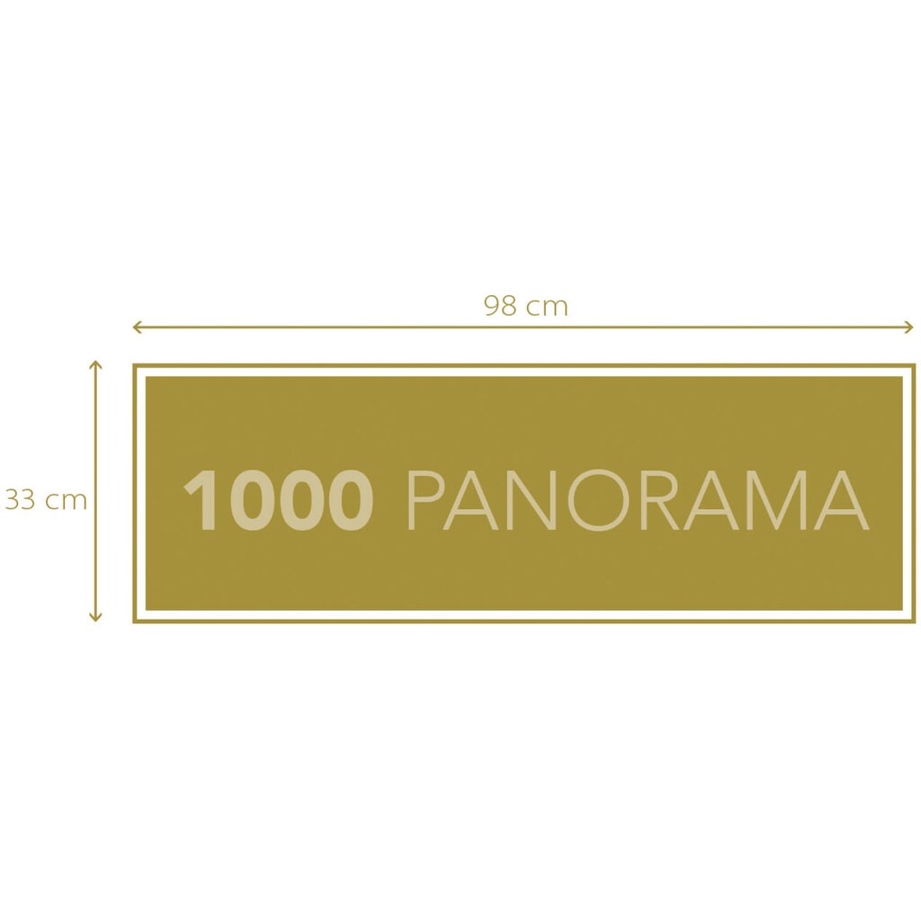Clementoni® Puzzle »Panorama, Anne Stokes Collection - Drachen-Freundschaft«