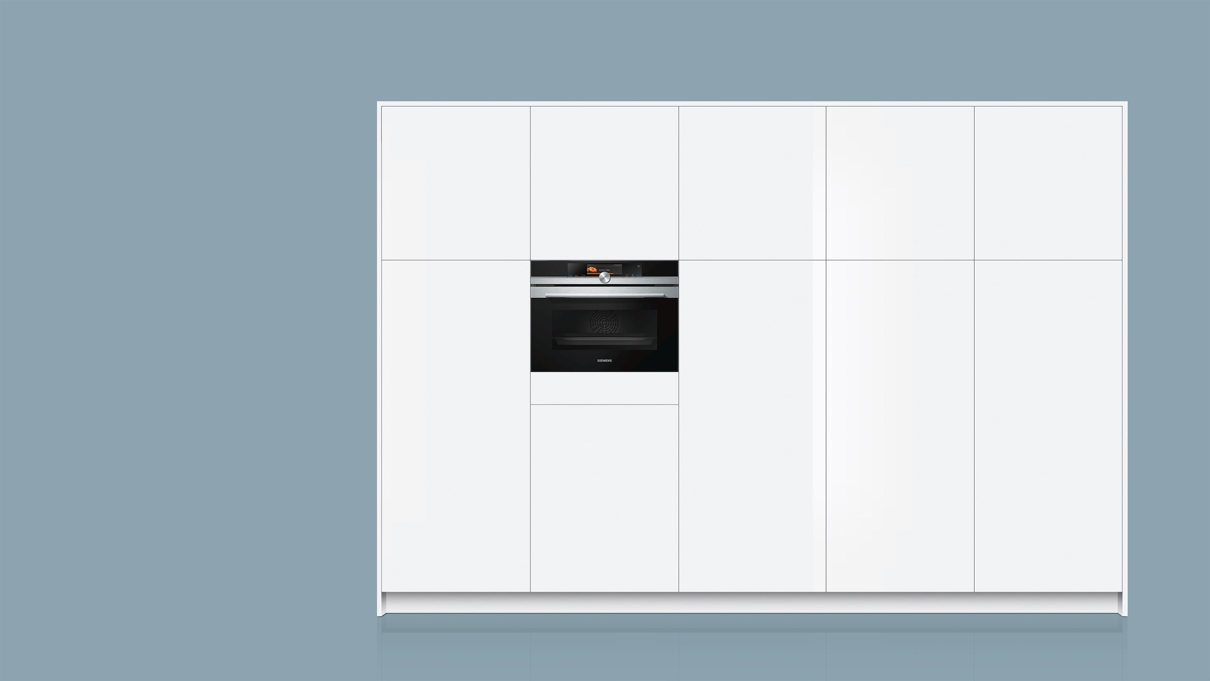 SIEMENS Dampfbackofen iQ700 »CS658GRS7«, mit 1-fach-Teleskopauszug, ecoClean Plus