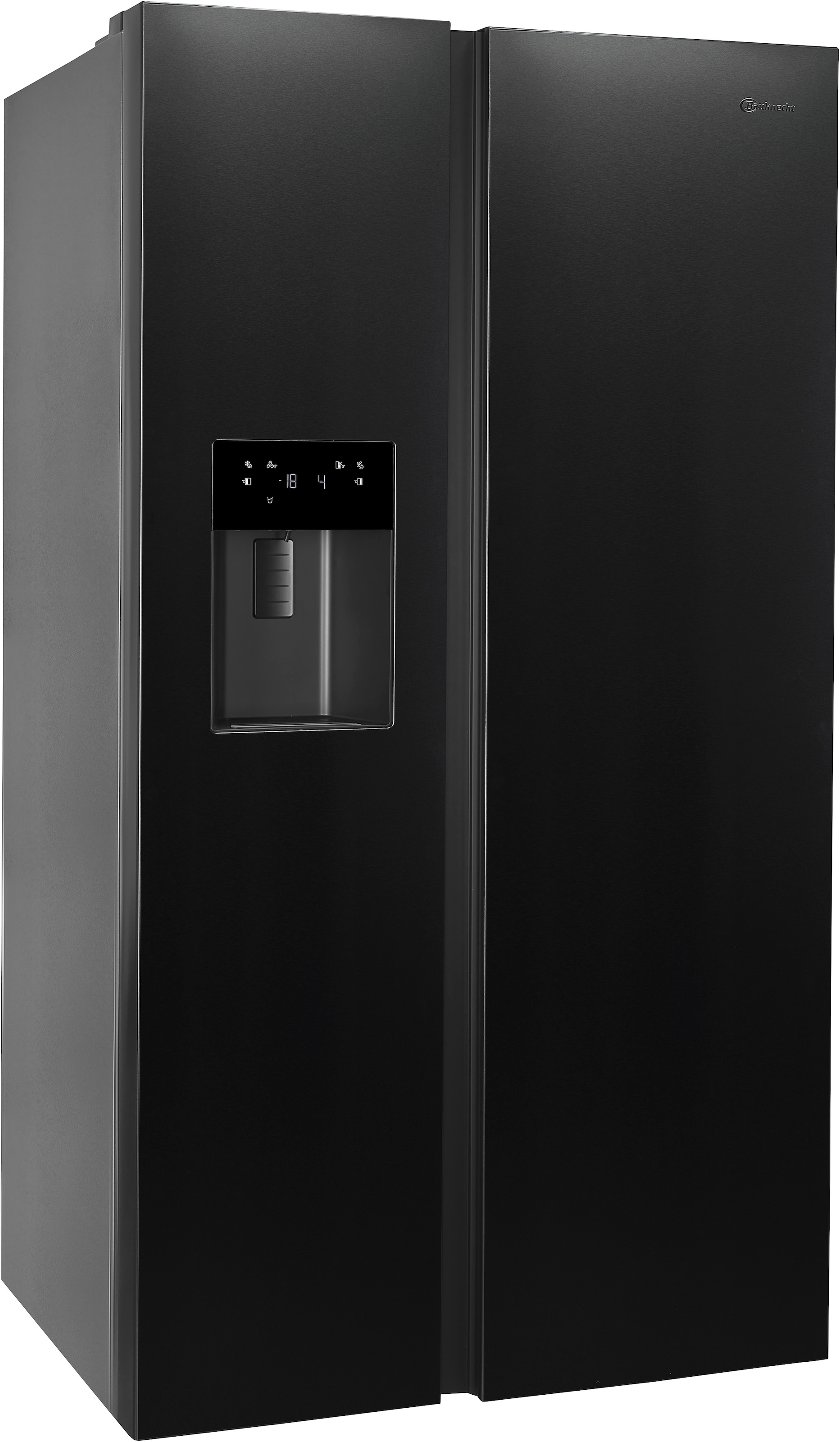 BAUKNECHT Side-by-Side "SBS IW D90 Black" 179 cm hoch 91 cm breit günstig online kaufen