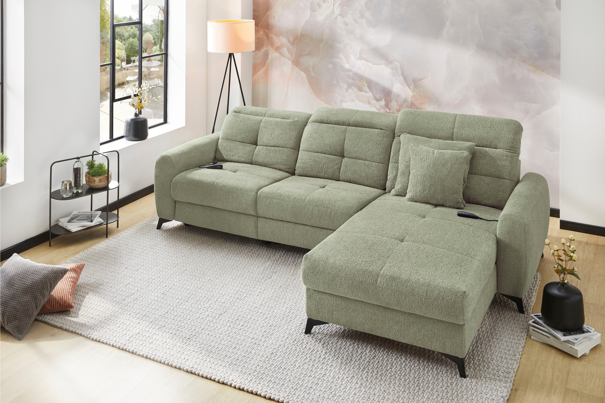 Jockenhöfer Gruppe Ecksofa "Chillout L-Form, B: 288 cm, elektr. Relaxfunkti günstig online kaufen