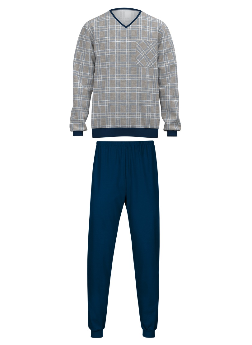 Trigema Schlafanzug "TRIGEMA Pyjama mit Allover Karo Muster" 1 günstig online kaufen