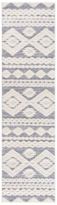 Thumbnail - Carpet City Hochflor-Teppich "Focus 3005" rechteckig 20 mm Höhe Läufer, Boho, Hochtief-Muster/ 3D-Effekt, für Wohnzimmer...