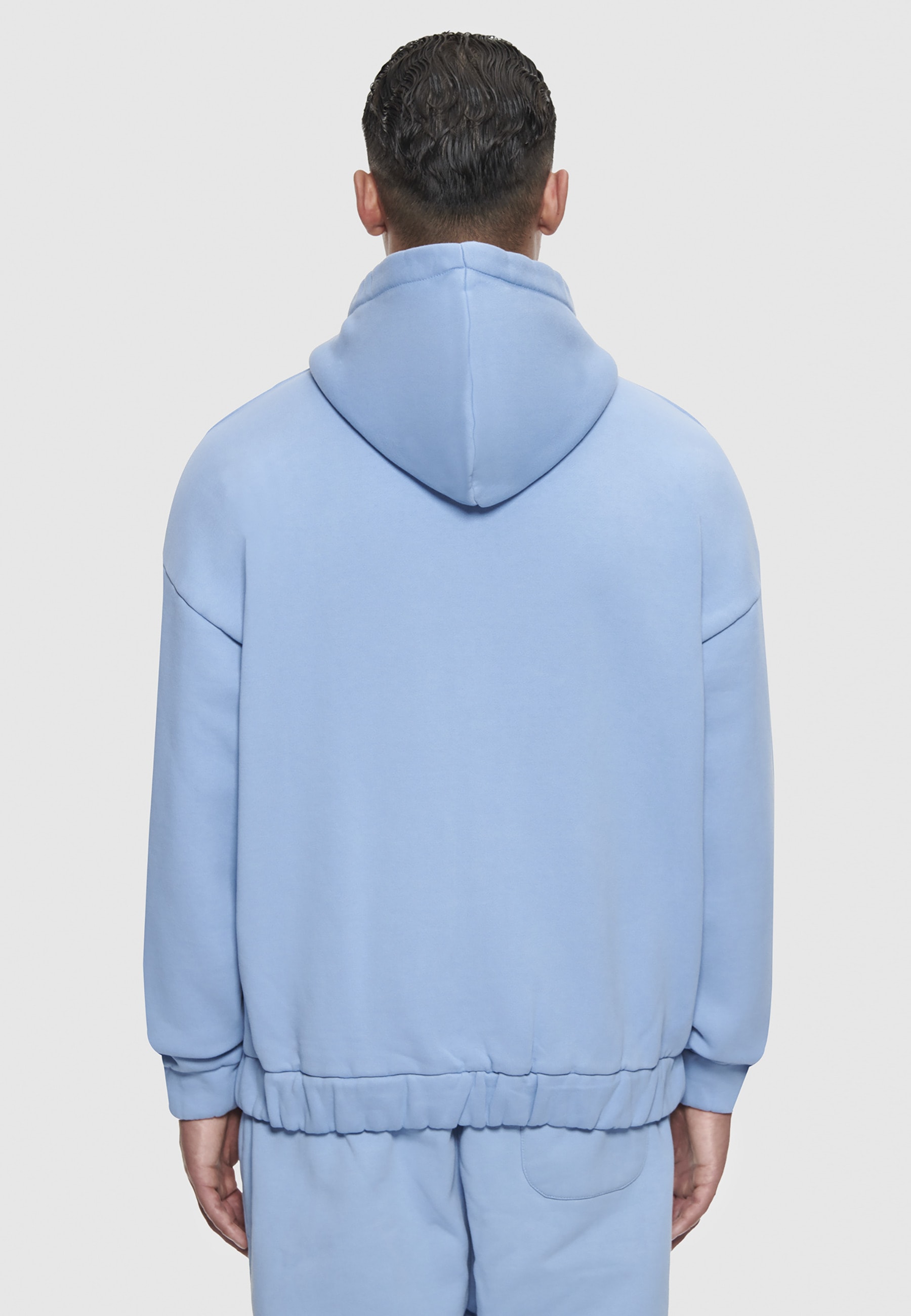 Dropsize Sweatjacke »Dropsize Herren Bazix Republiq Super Heavy Blank Zip-Hoodie«