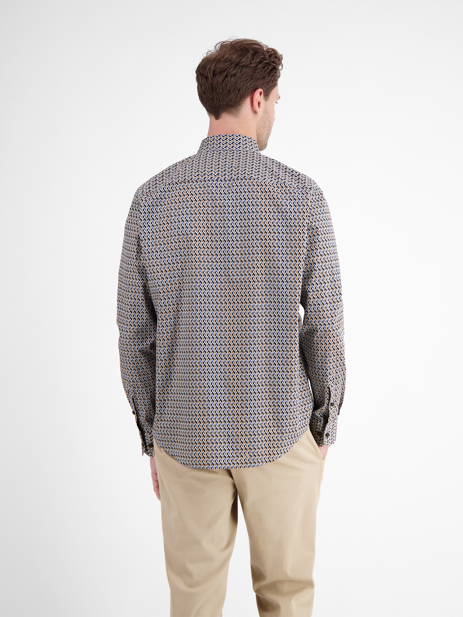 LERROS Langarmhemd "Poplinhemd mit Stretchanteil" günstig online kaufen