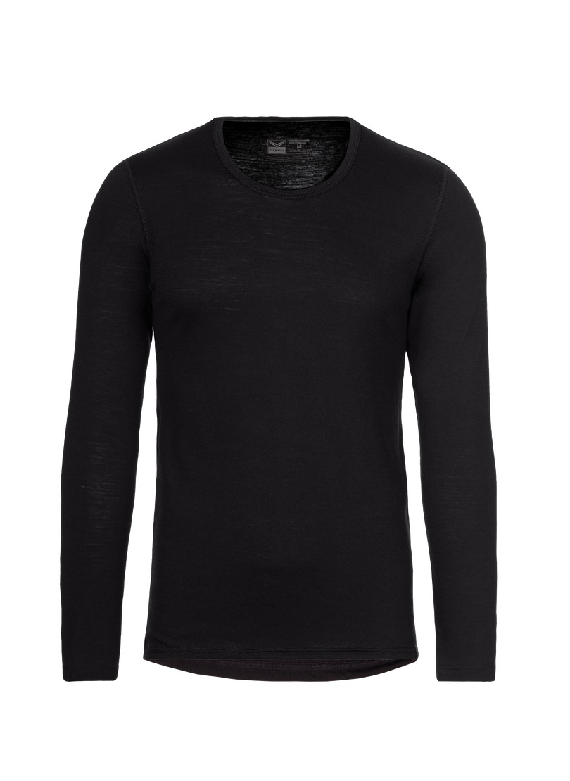 Trigema Longsleeve "TRIGEMA Sportshirt aus Merinowolle" 1 Stk. günstig online kaufen