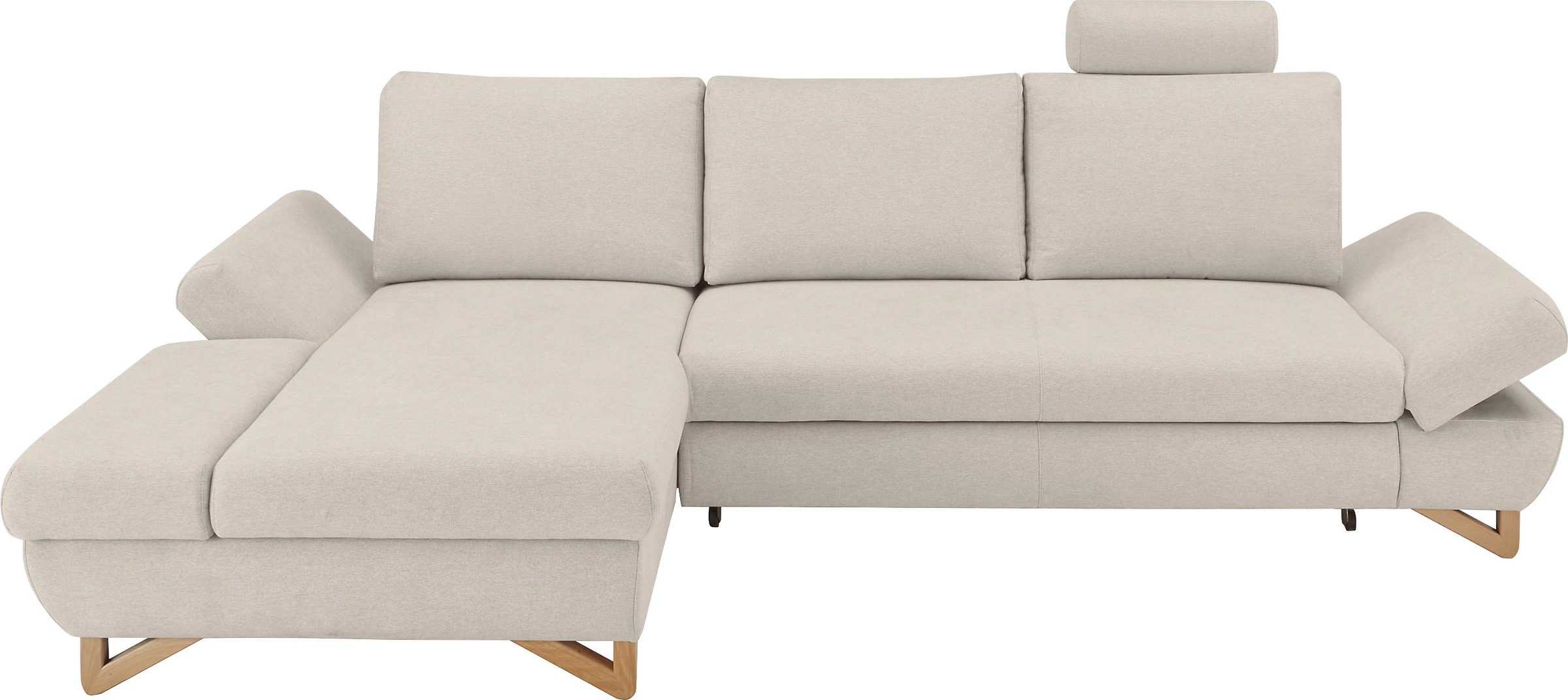 Home affaire Ecksofa "City/Giron, L-Form," verstellbare Armlehnen mit Raste günstig online kaufen