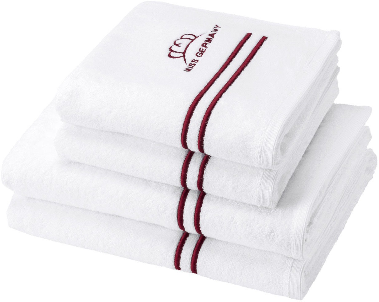 Miss Germany Badetuch "Miss Germany" mit Schriftzug günstig online kaufen