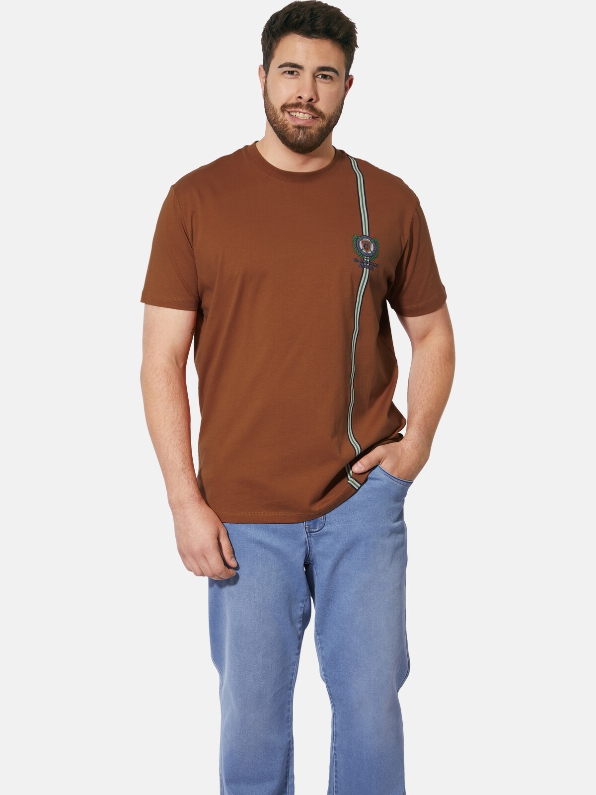 Charles Colby Rundhalsshirt "T-Shirt EARL SULLIVAN" günstig online kaufen