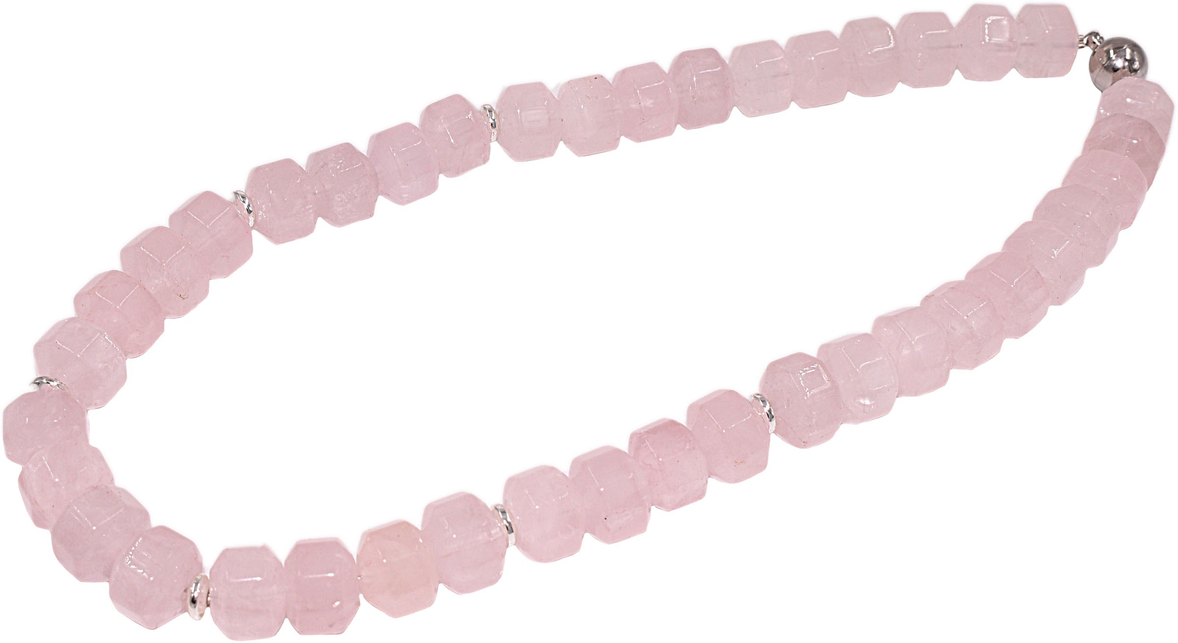 Firetti Schmuckset »Multipack Schmuck Geschenk Messing Ohrringe Armband Kette Edelsteine«, (Set, 4 tlg.), Made in Germany - mit Hämatit, Rosenquarz