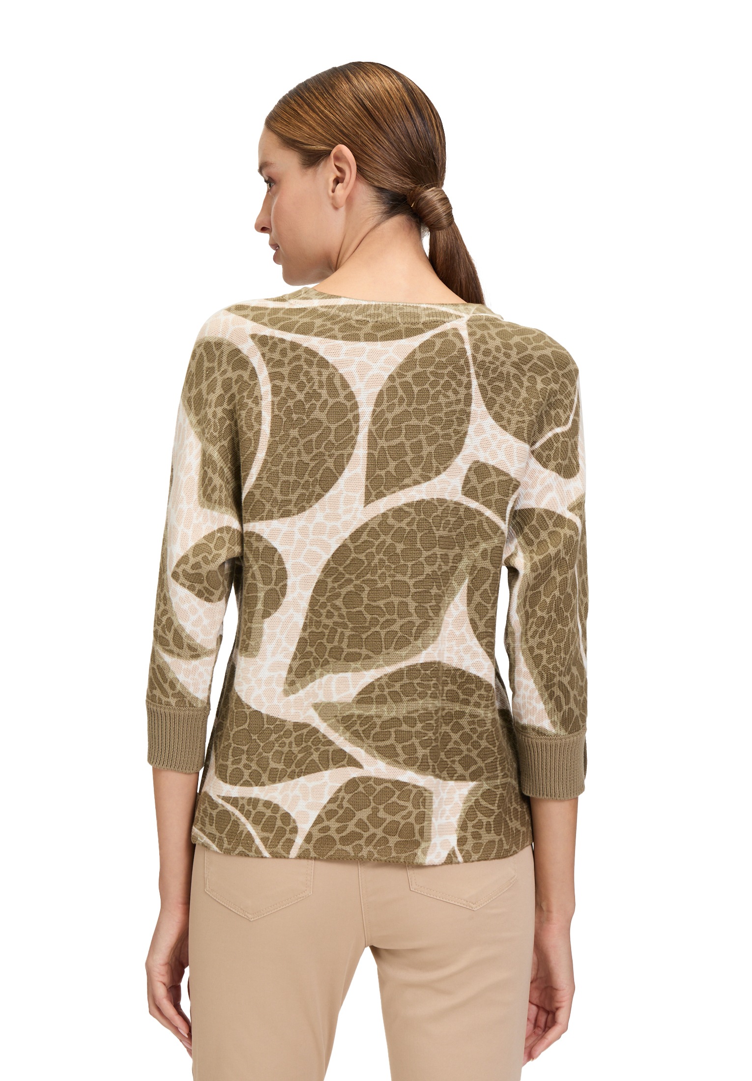 Betty Barclay Strickpullover »Betty Barclay Strickpullover mit Print«, (1 tlg.), Glitzersteine