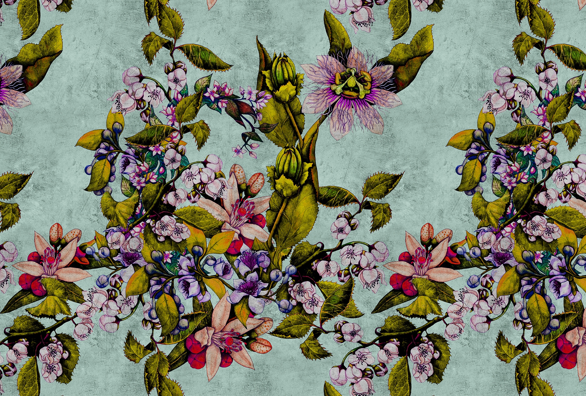 living walls Fototapete "Walls by Patel Tropical Passion 2" glatt Vlies, Wa günstig online kaufen
