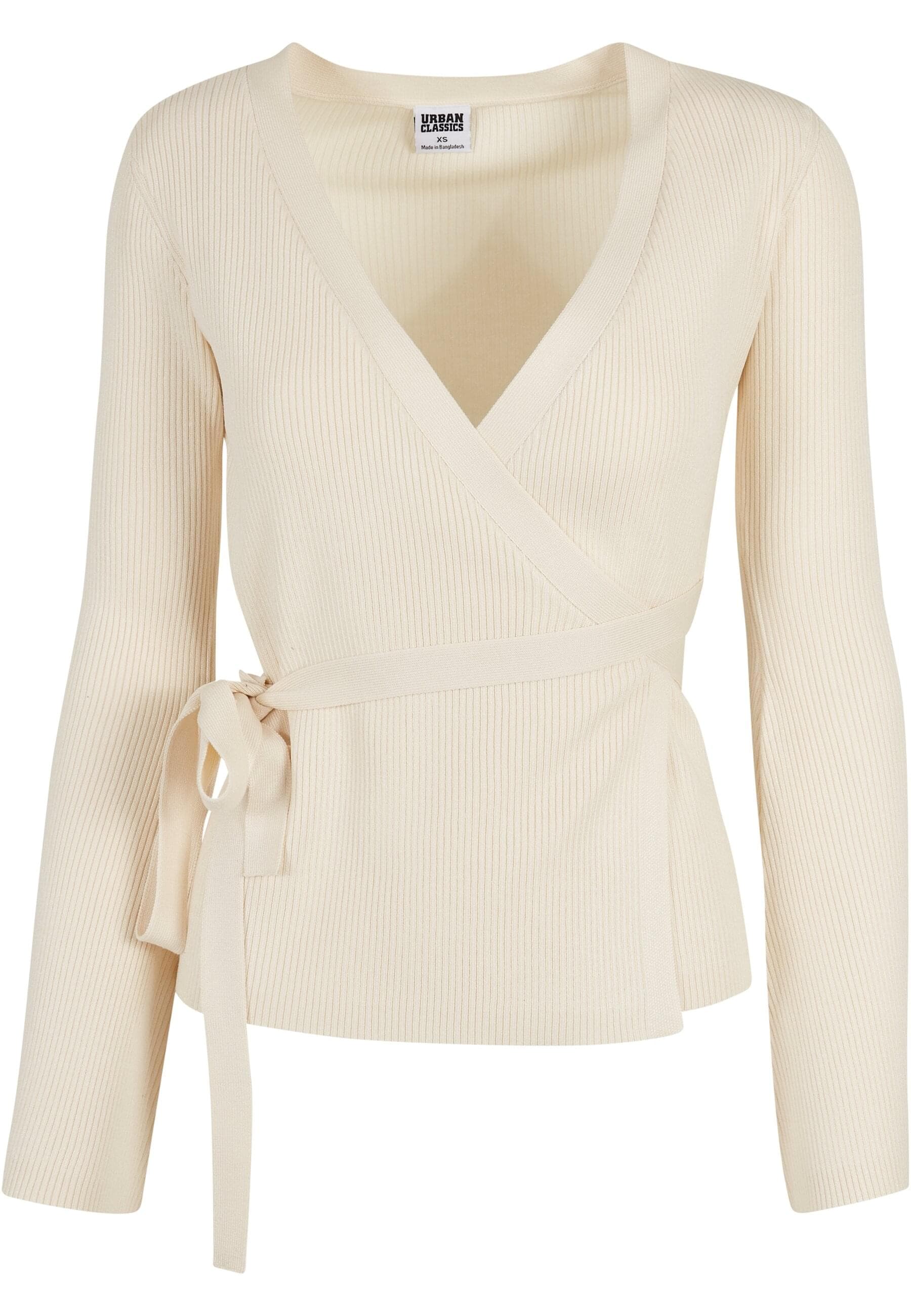 URBAN CLASSICS Cardigan "Urban Classics Damen Ladies Rib Knit Wrapped Cardi günstig online kaufen